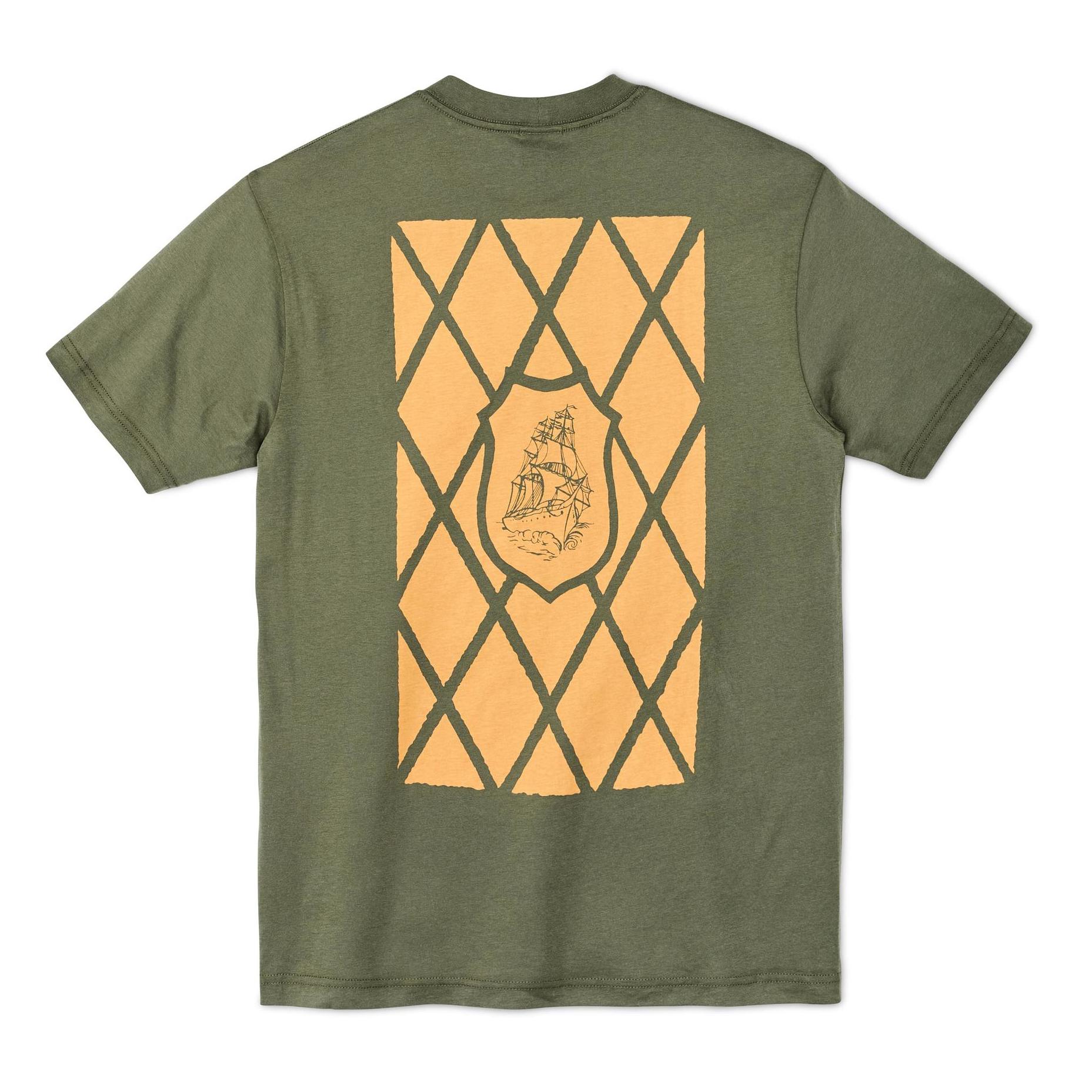 Ranger Tee - Stained Glass Ship - S