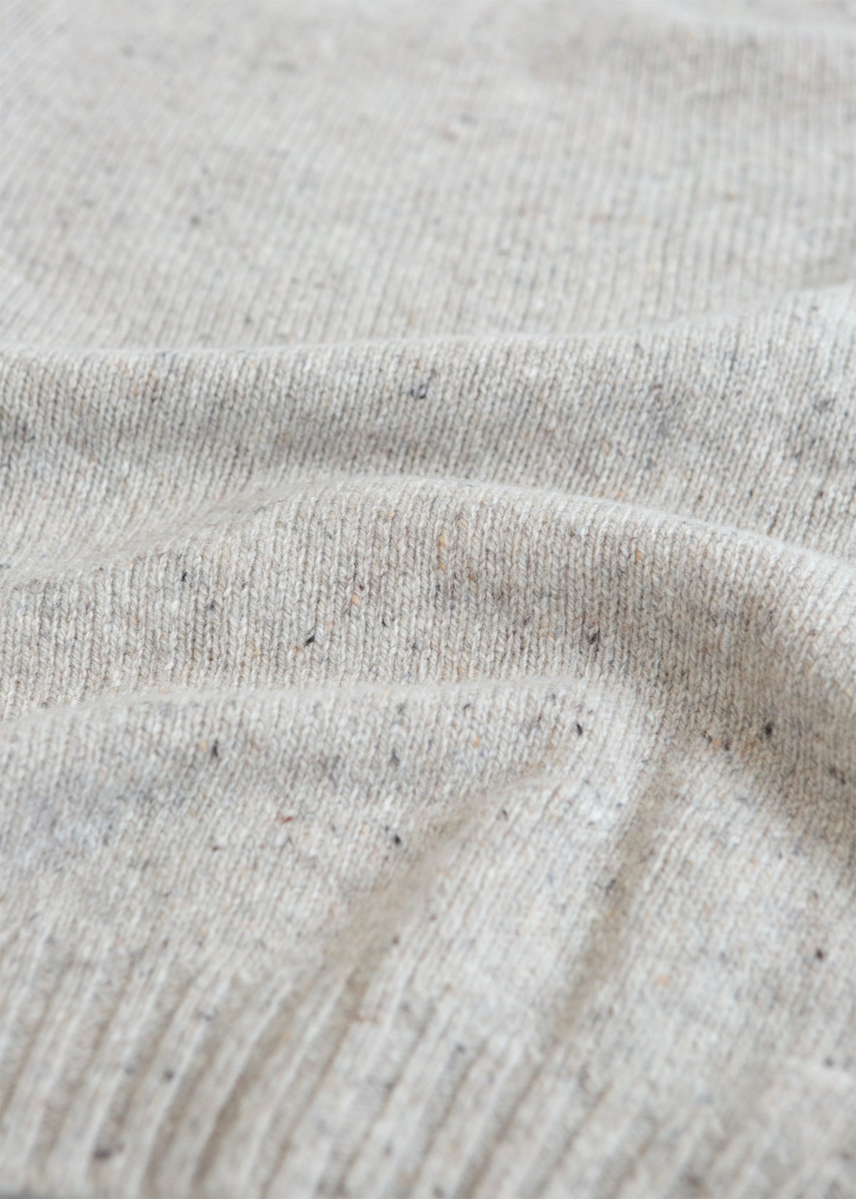 Tweed Wool Sweater - Oat