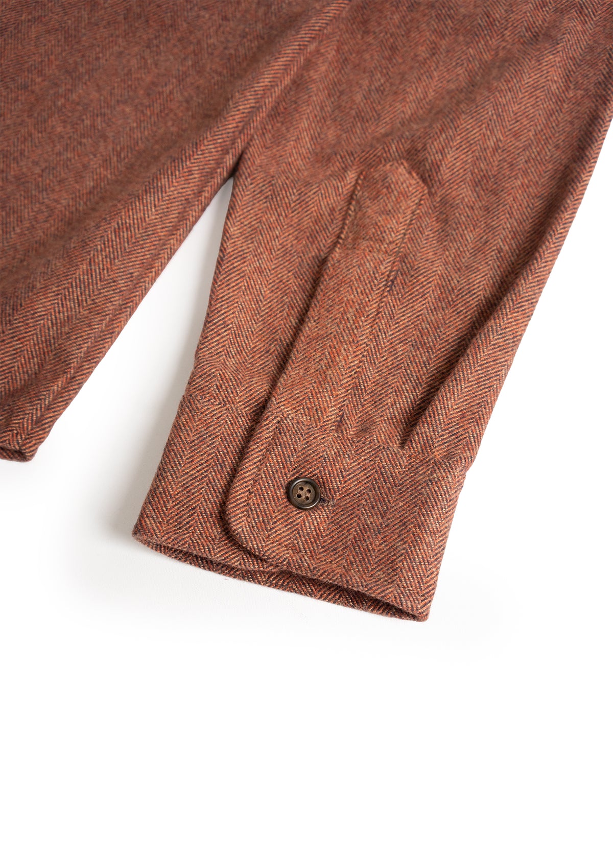 Cascadia Flannel - Copper Herringbone