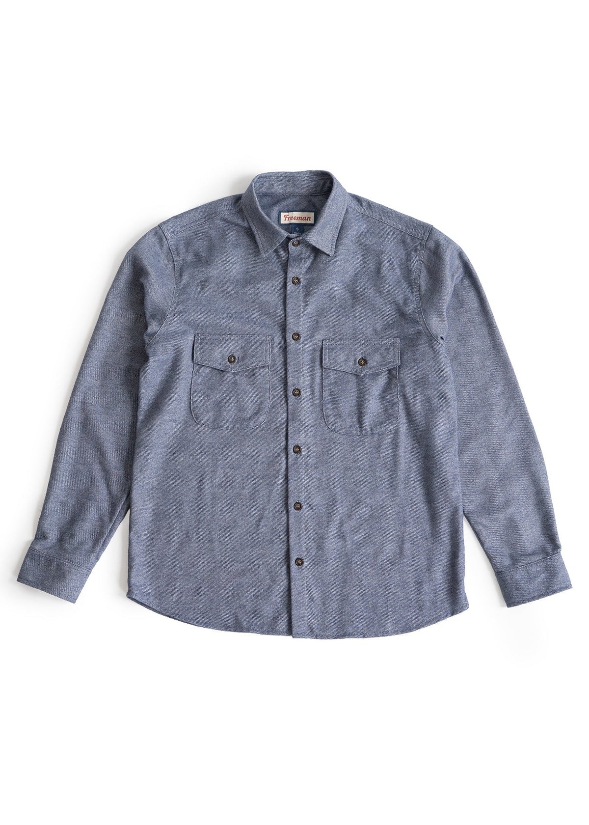 Cascadia Flannel - Sound Blue Twill