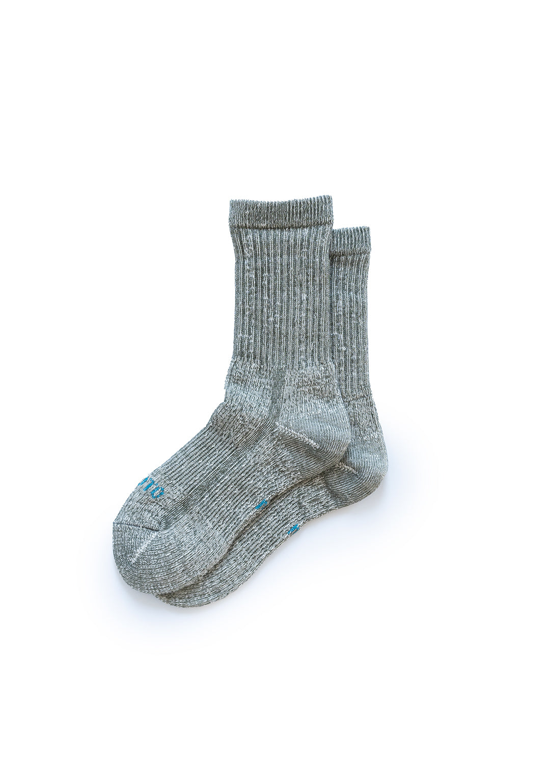 Double Face Mini Crew Socks - Olive