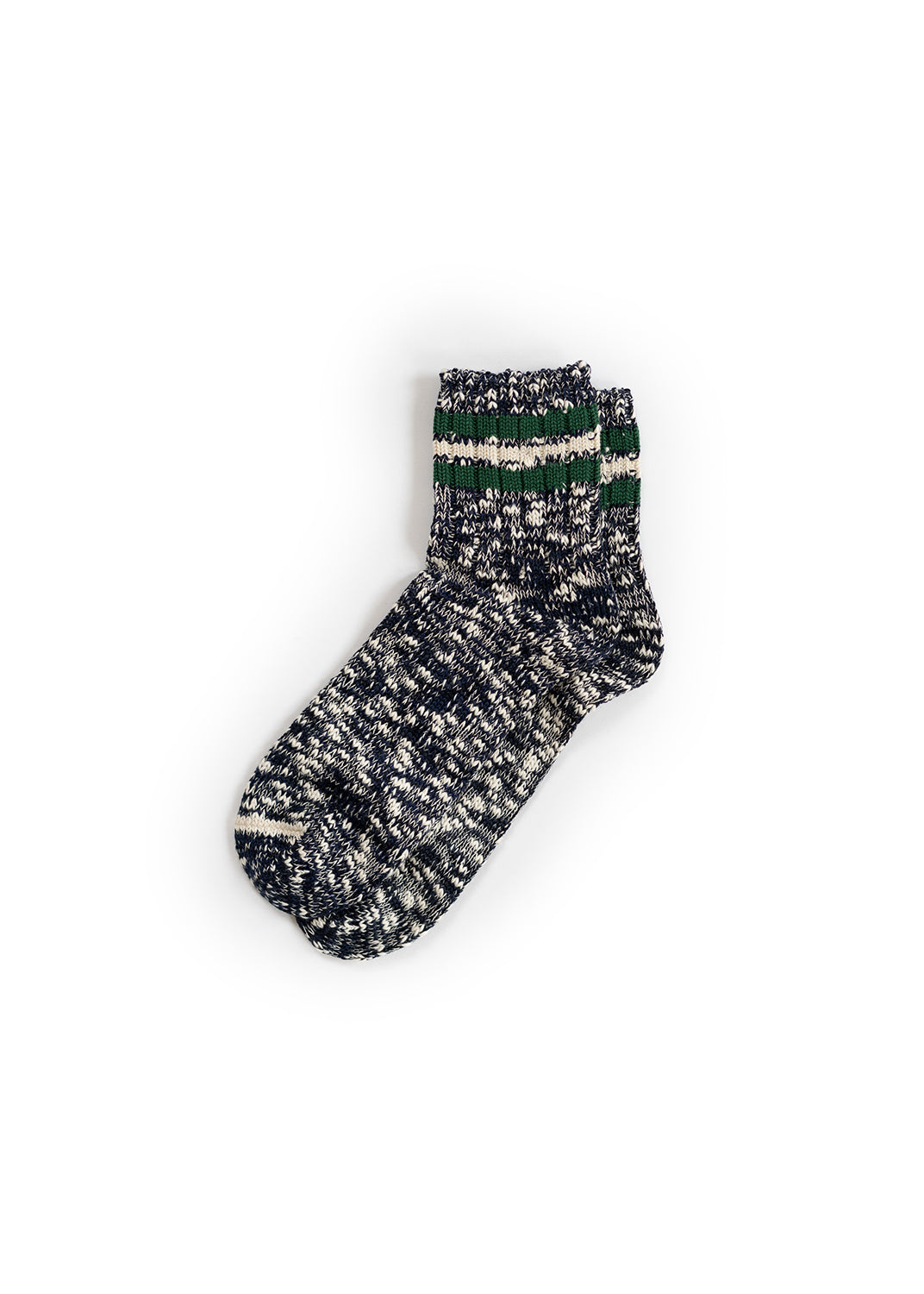 3 Line Slub Q - Navy