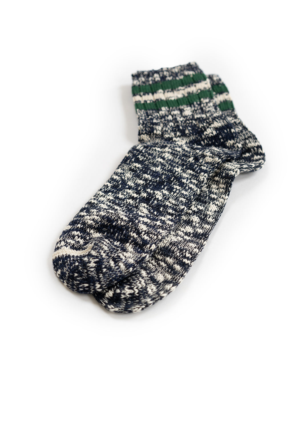 3 Line Slub Q - Navy