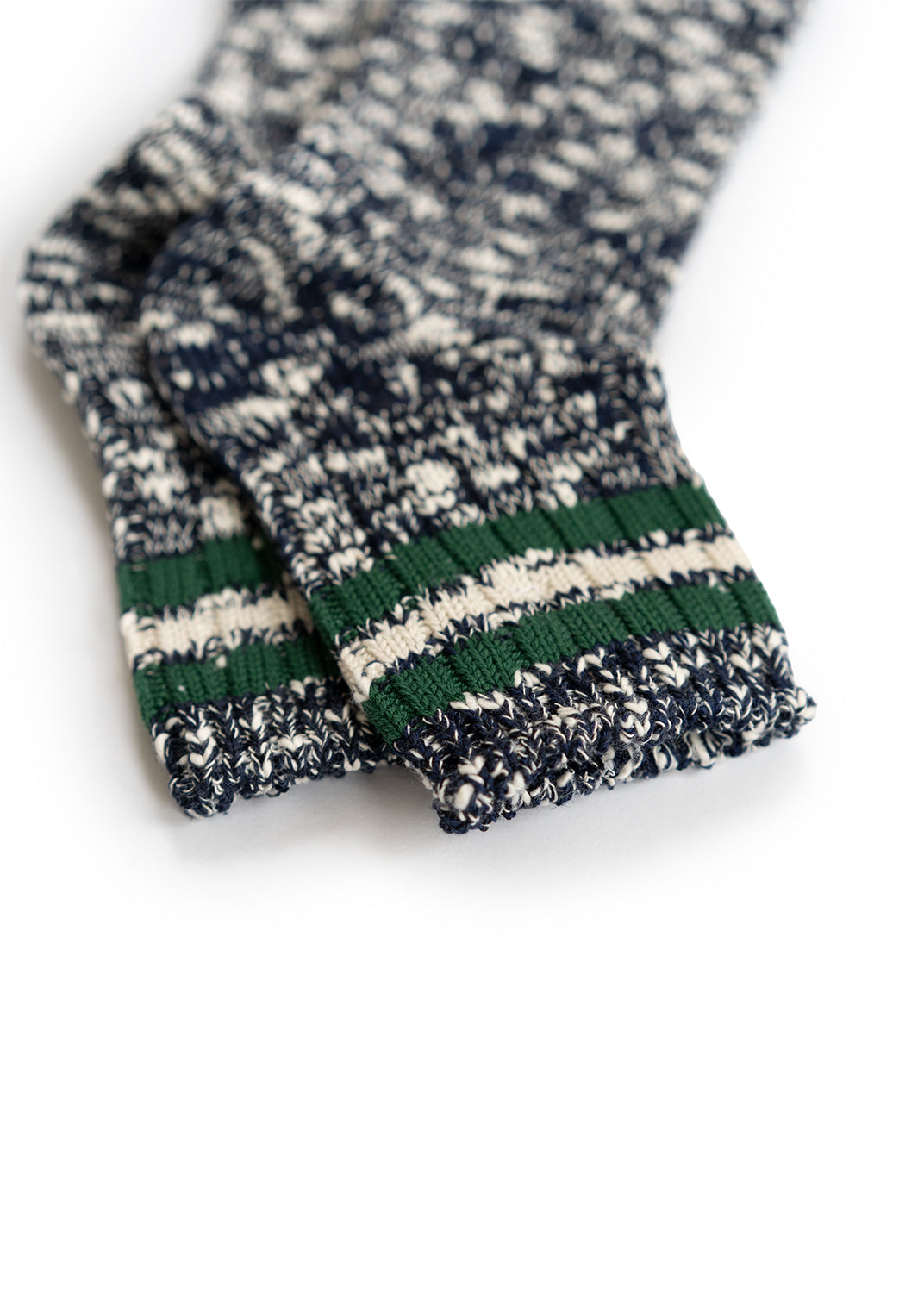 3 Line Slub Q - Navy
