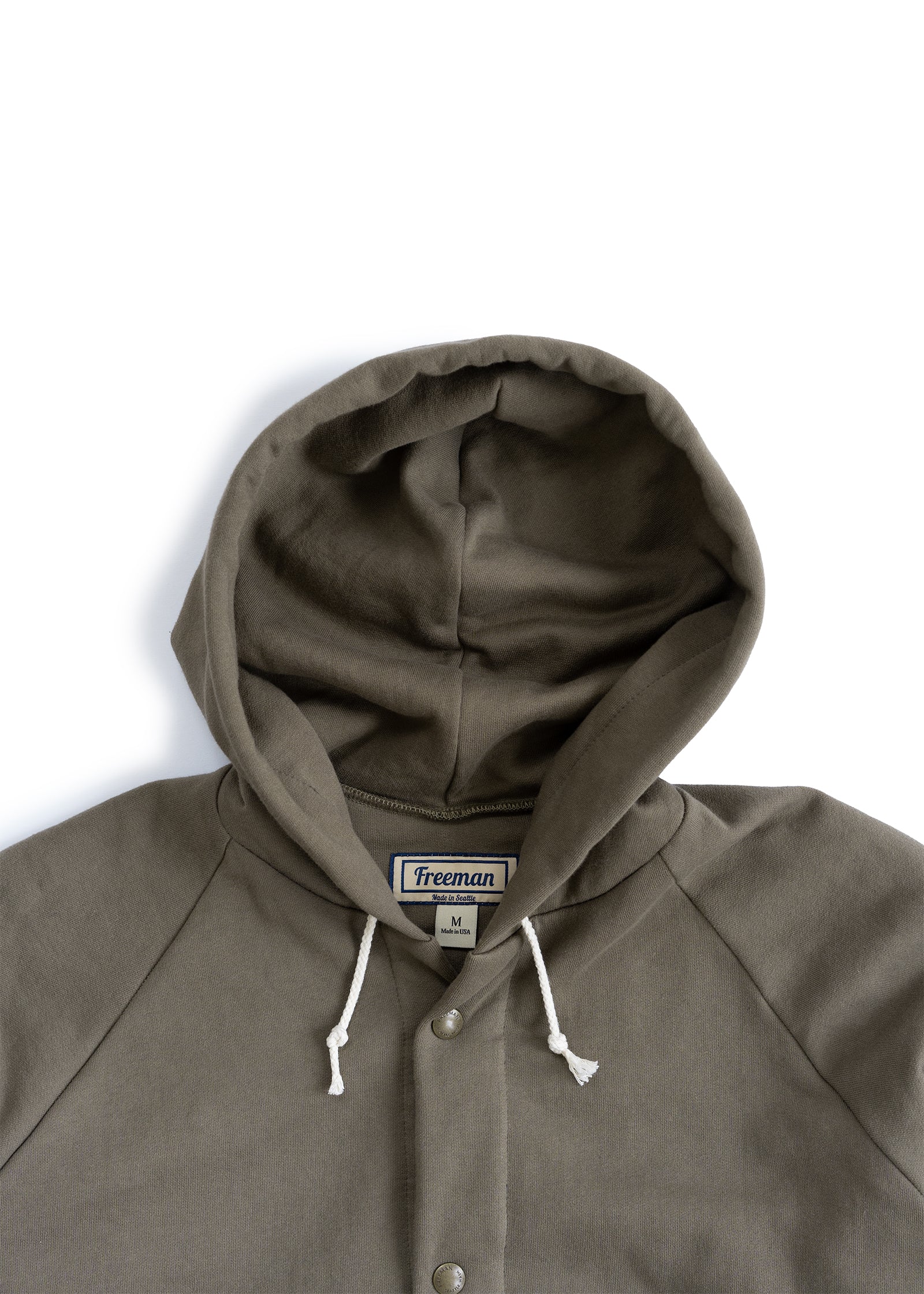 Snap Hoodie - Moss