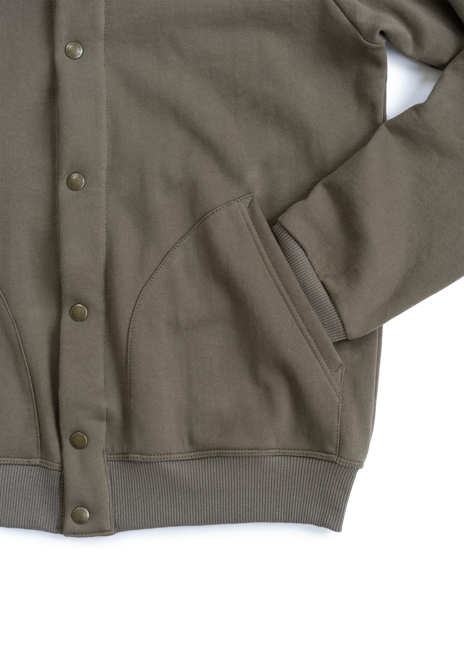 Snap Hoodie - Moss