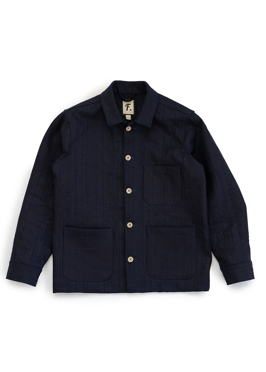 Sashiko Studio Coat - Indigo