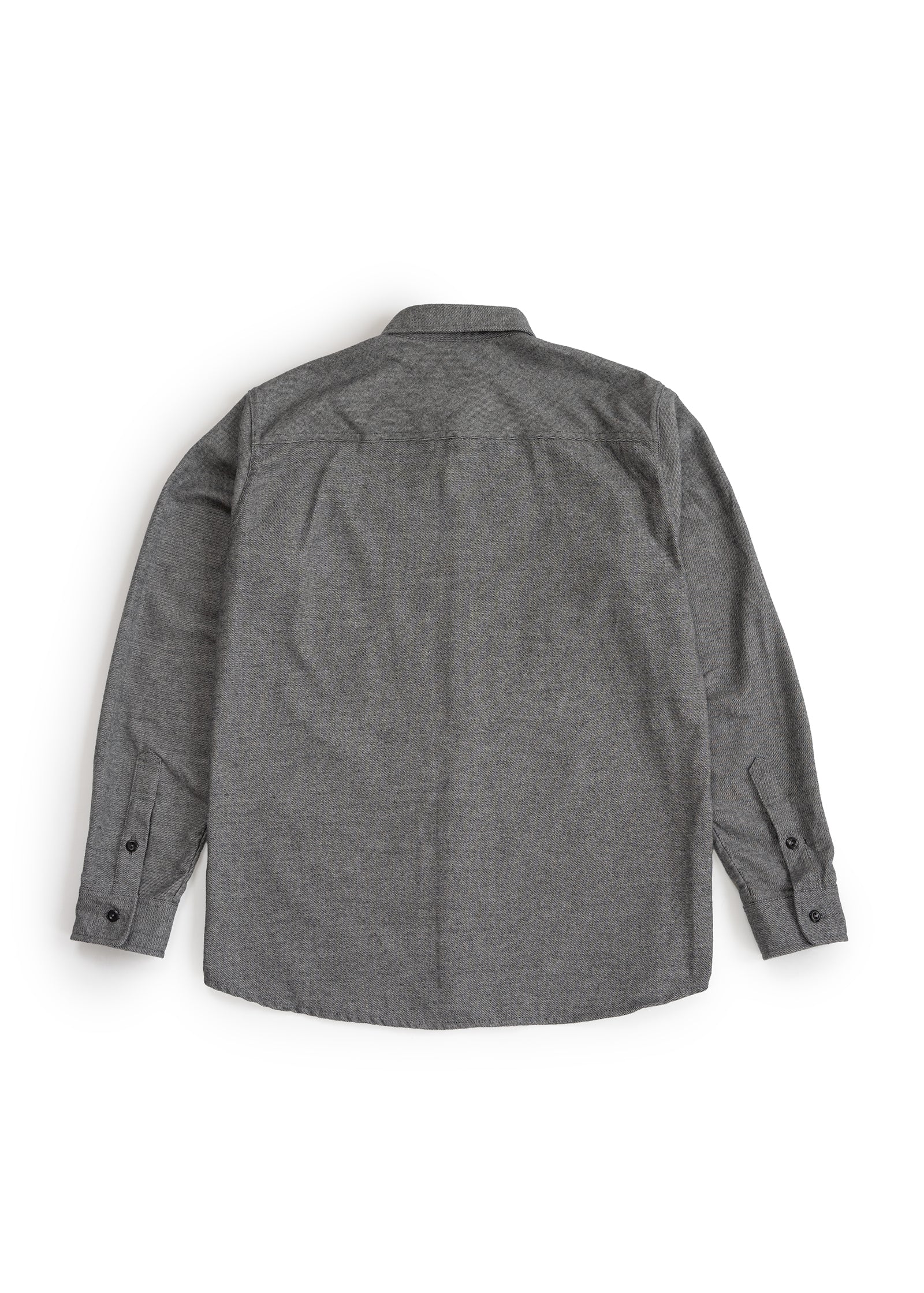 Weathervane Flannel – Black Melange