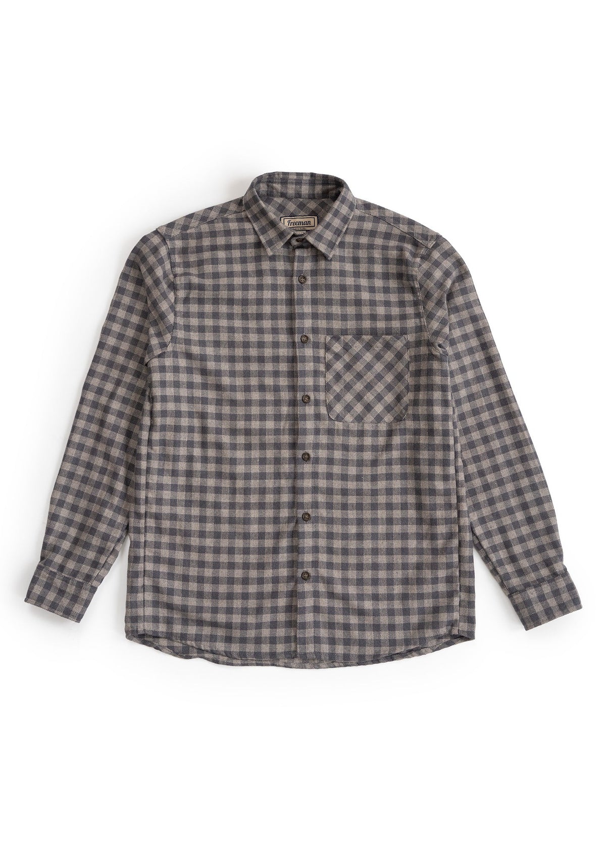 Weathervane Flannel – Slate Grey Check