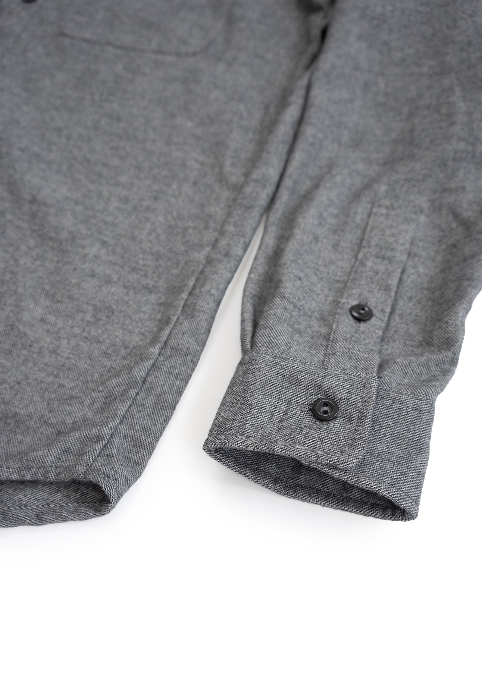 Weathervane Flannel – Black Melange