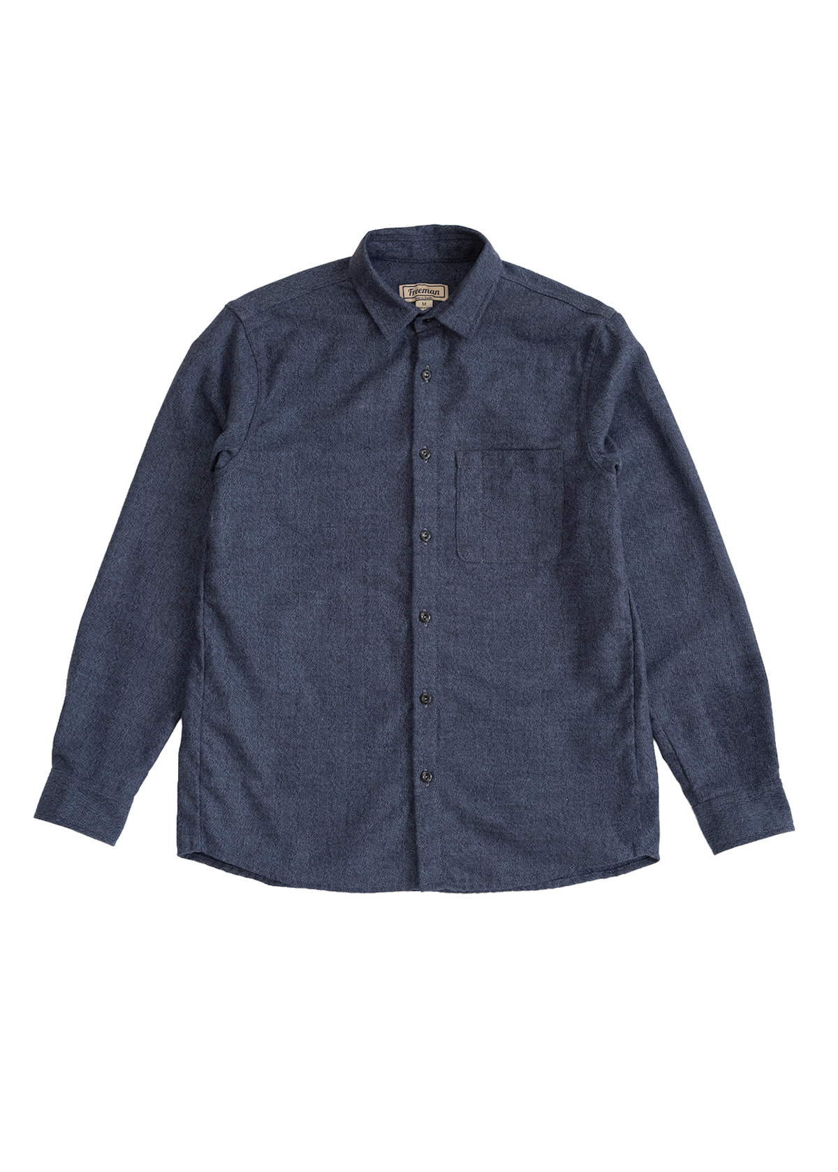 Weathervane Flannel – Dusk Herringbone