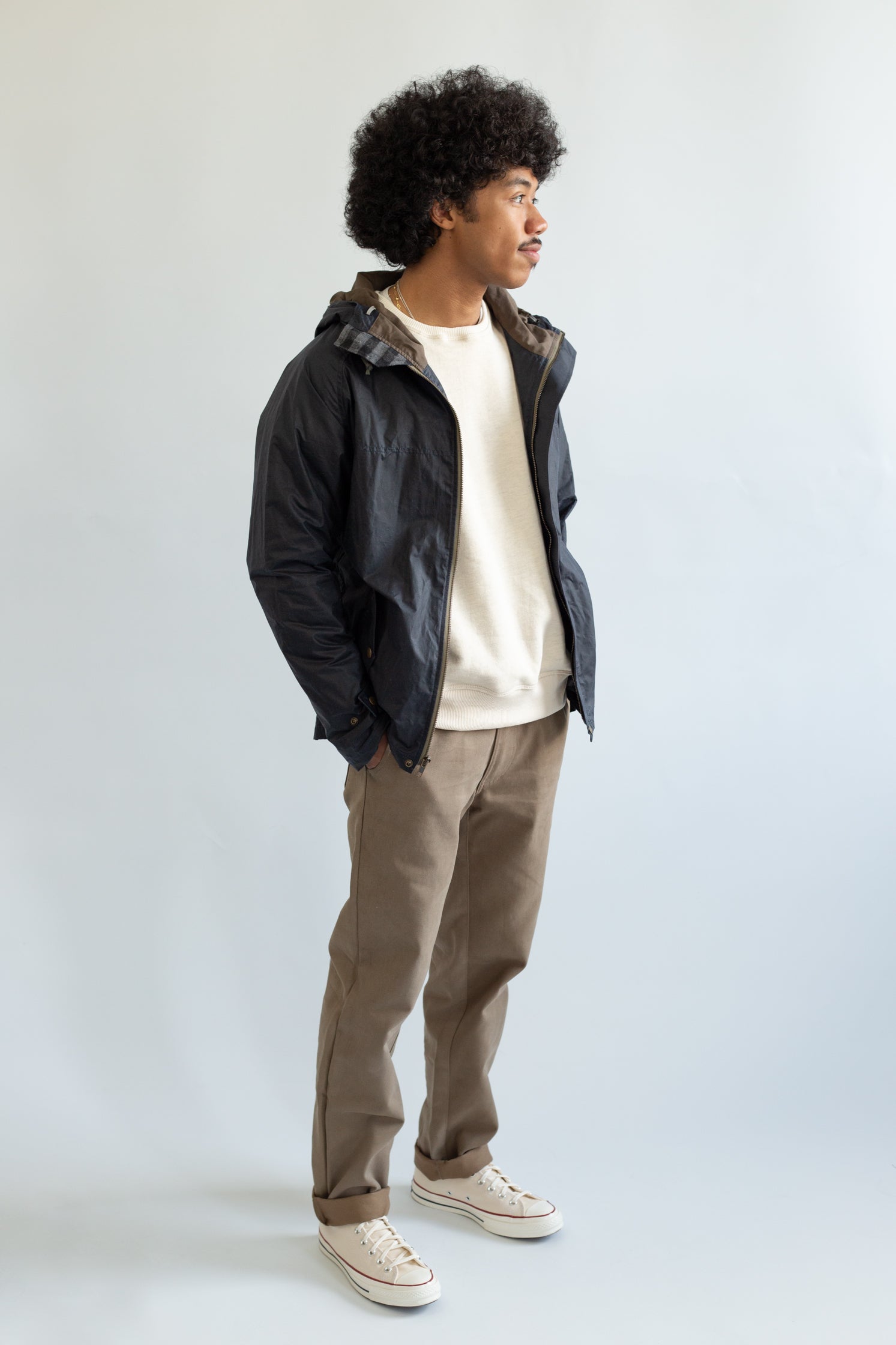 The Freeman – Waxed Cotton - Navy