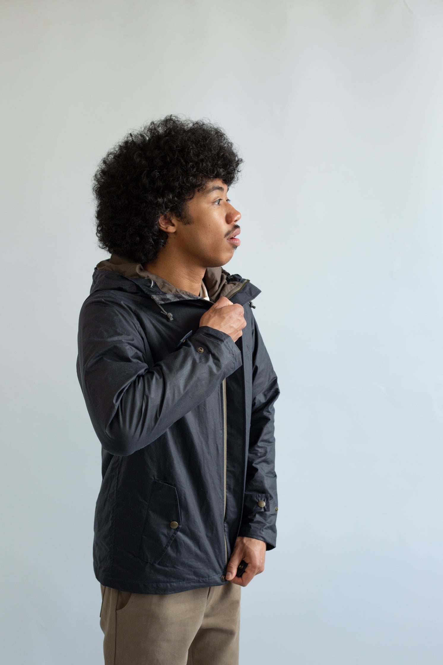 The Freeman – Waxed Cotton - Navy