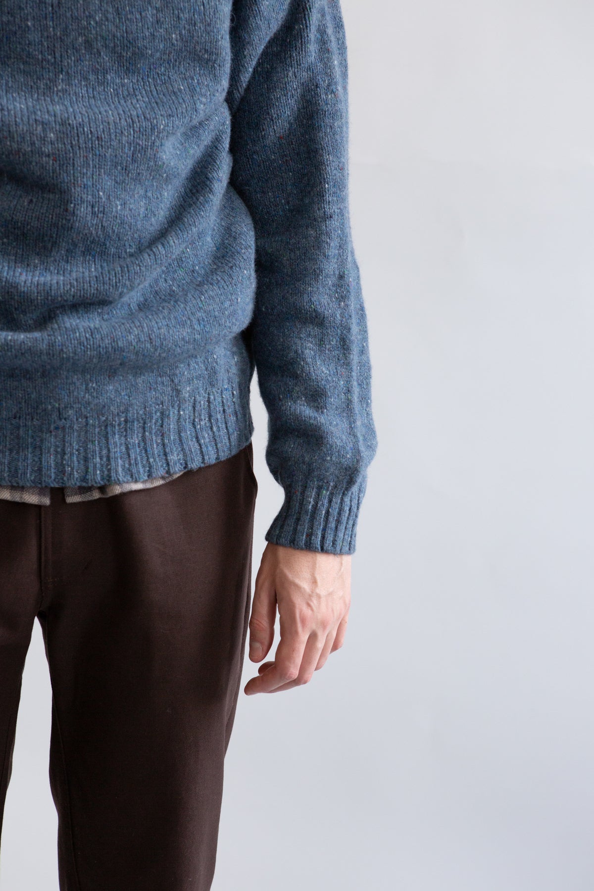 Tweed Wool Sweater - Skye