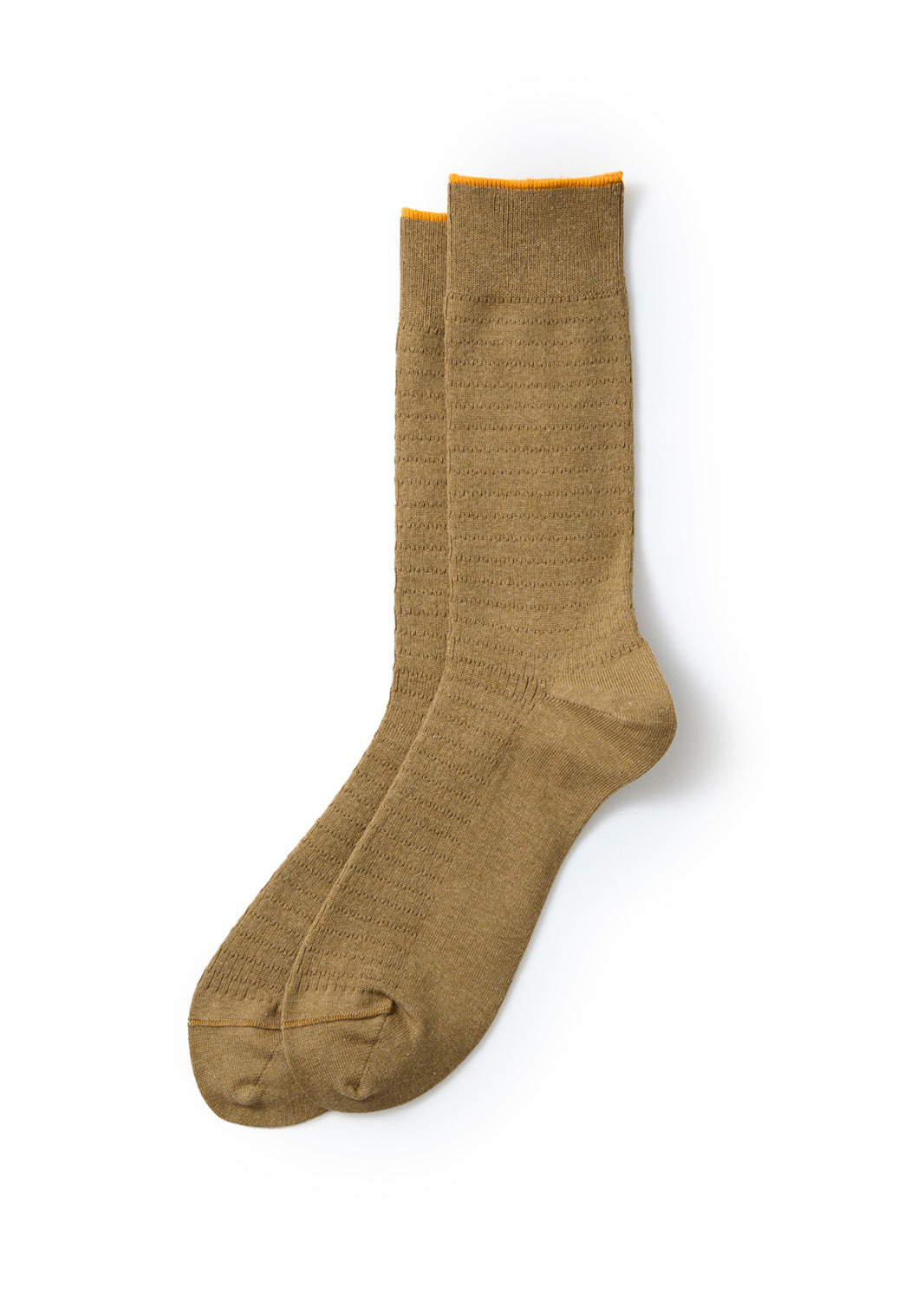 Cotton Thermal Crew Socks - Khaki