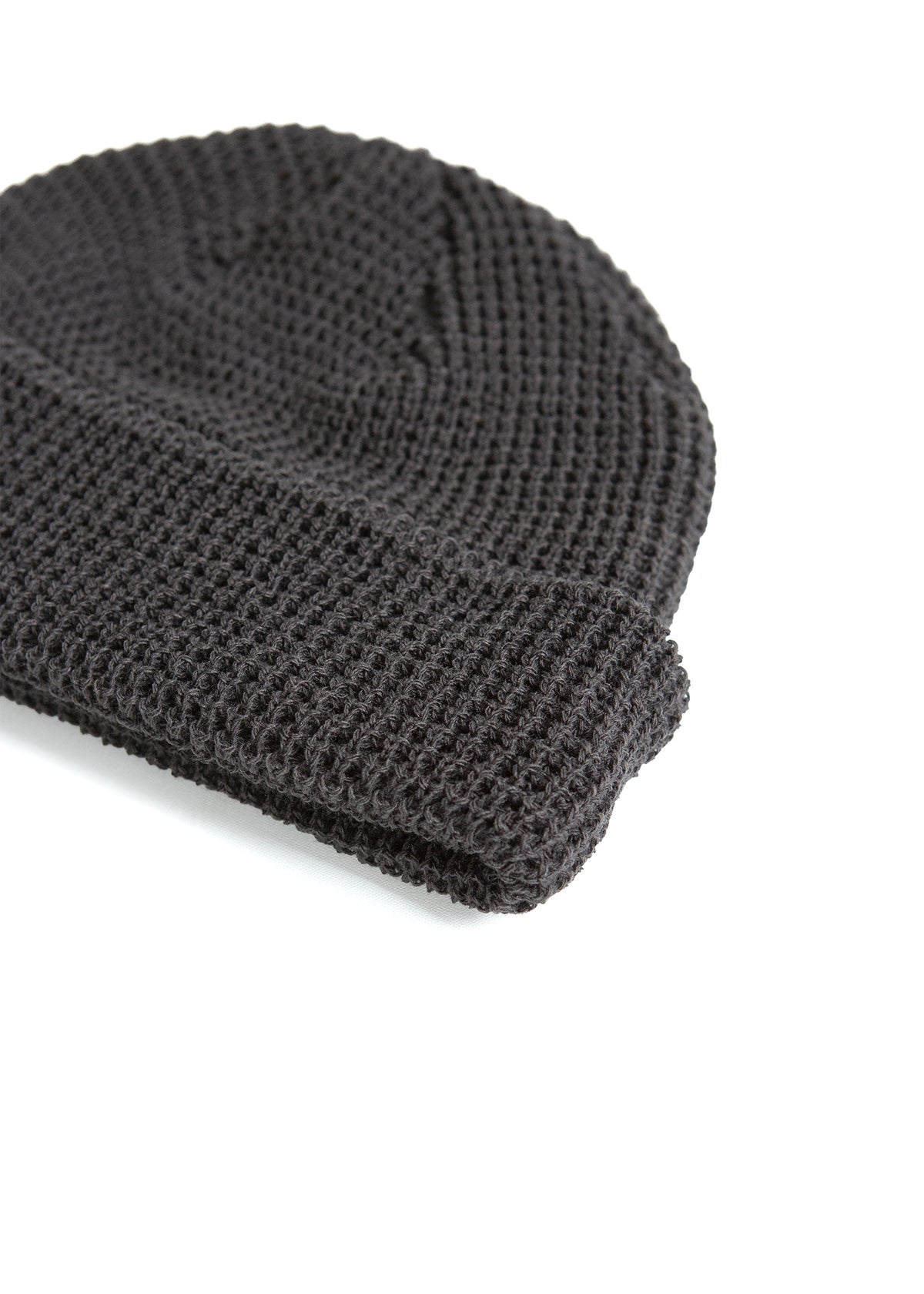 Waffle Watch Cap - Charcoal