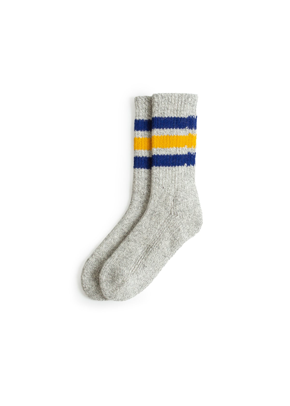 Old School Work Boot Socks - Blue/Yellow
