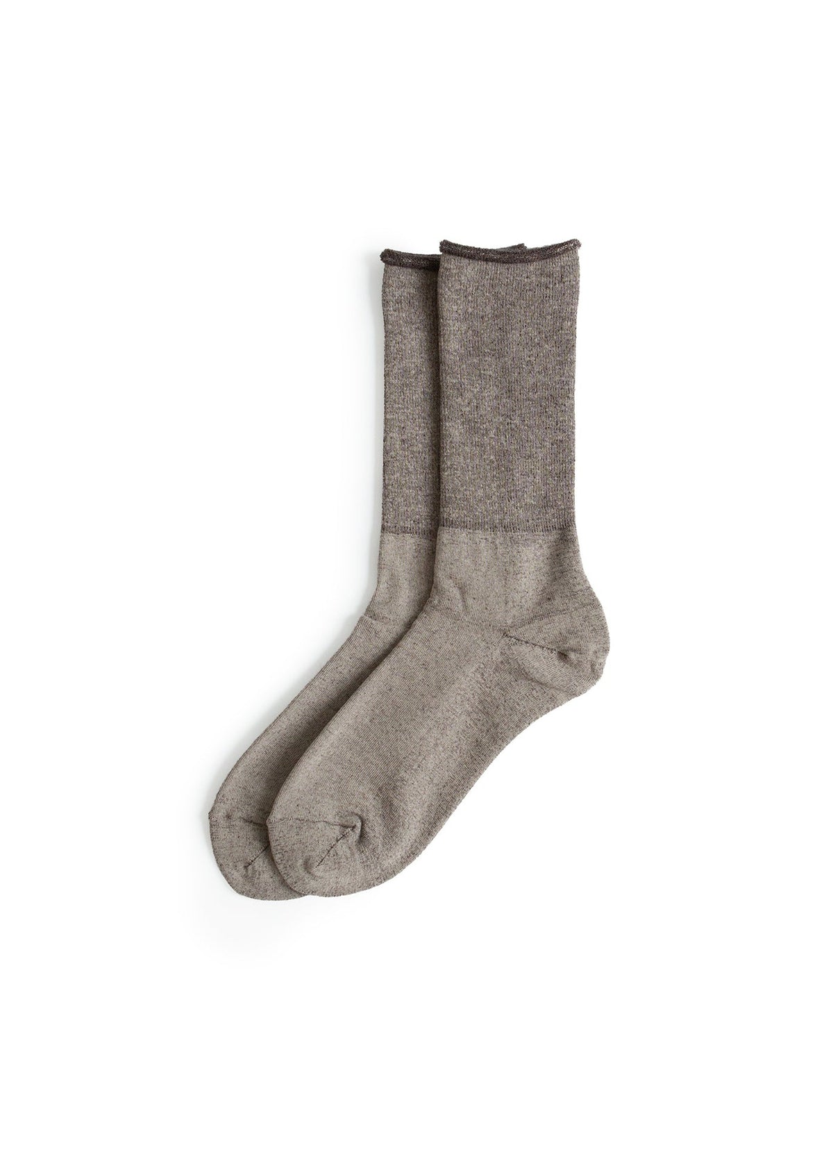 City Socks - Gray/Dark Brown