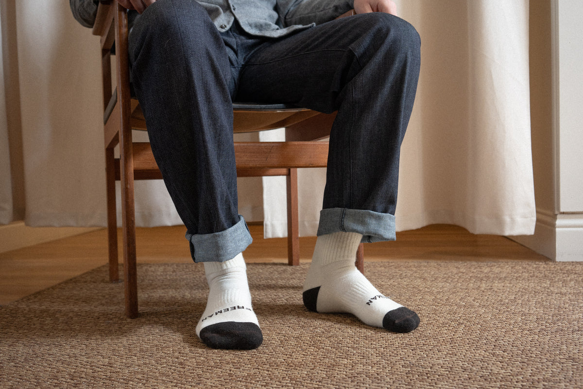 Woolies Merino Sock - Ecru
