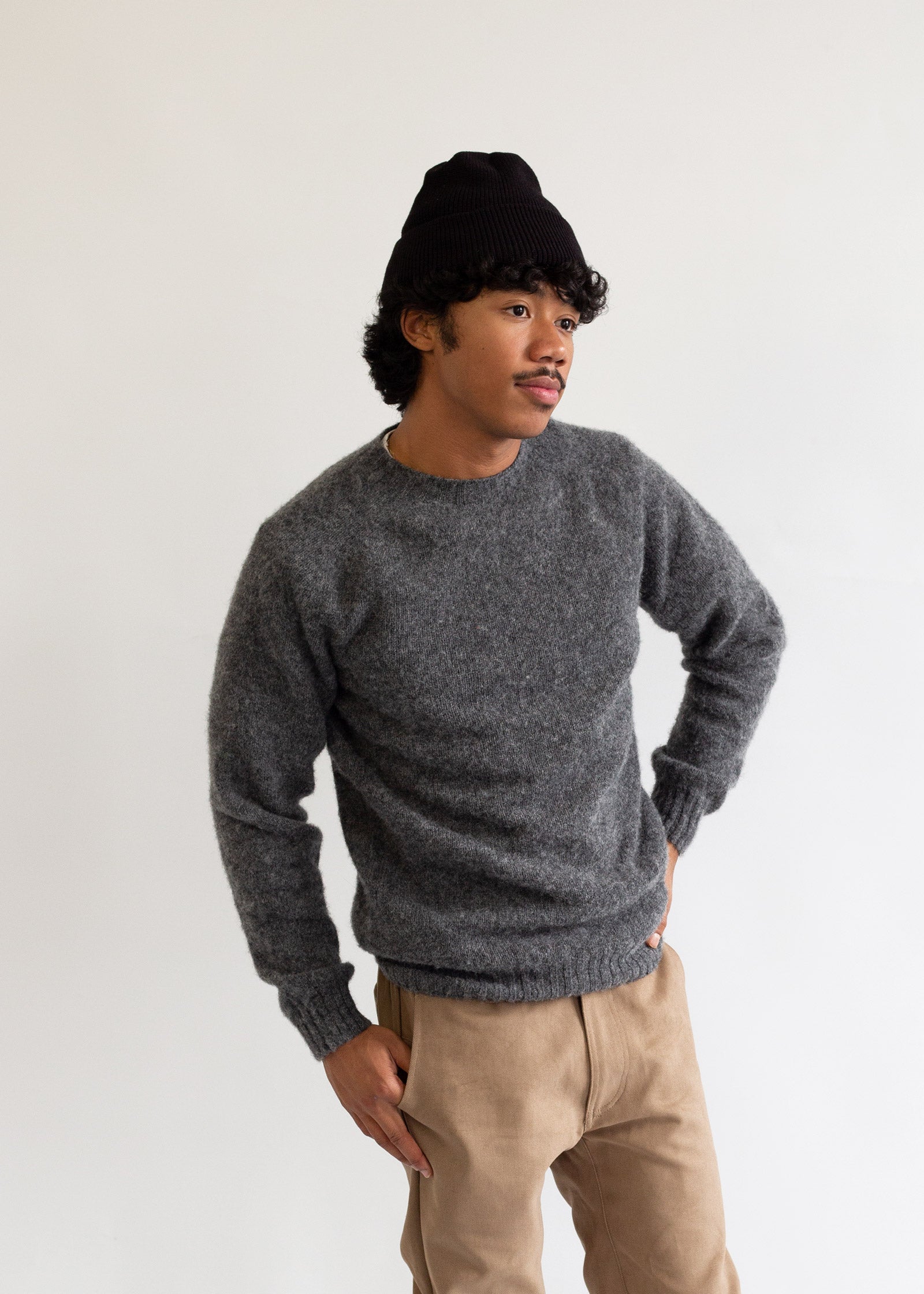 Bulky Watch Cap Beanie - Black