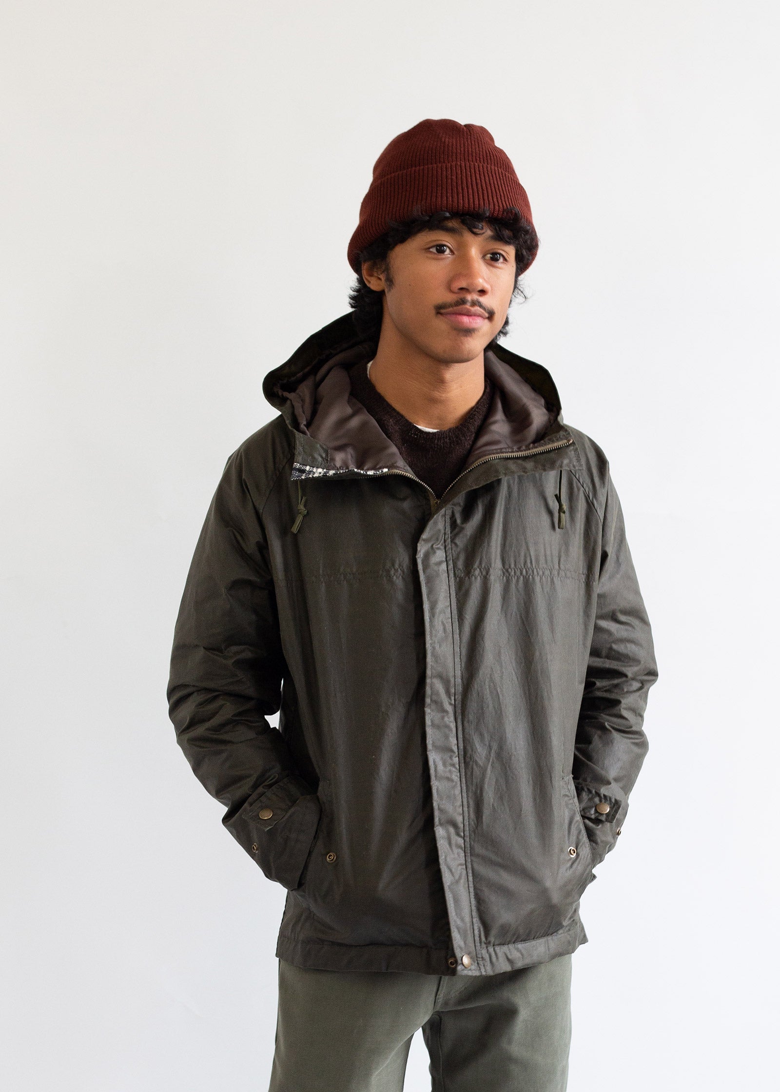 Bulky Watch Cap Beanie - Maroon