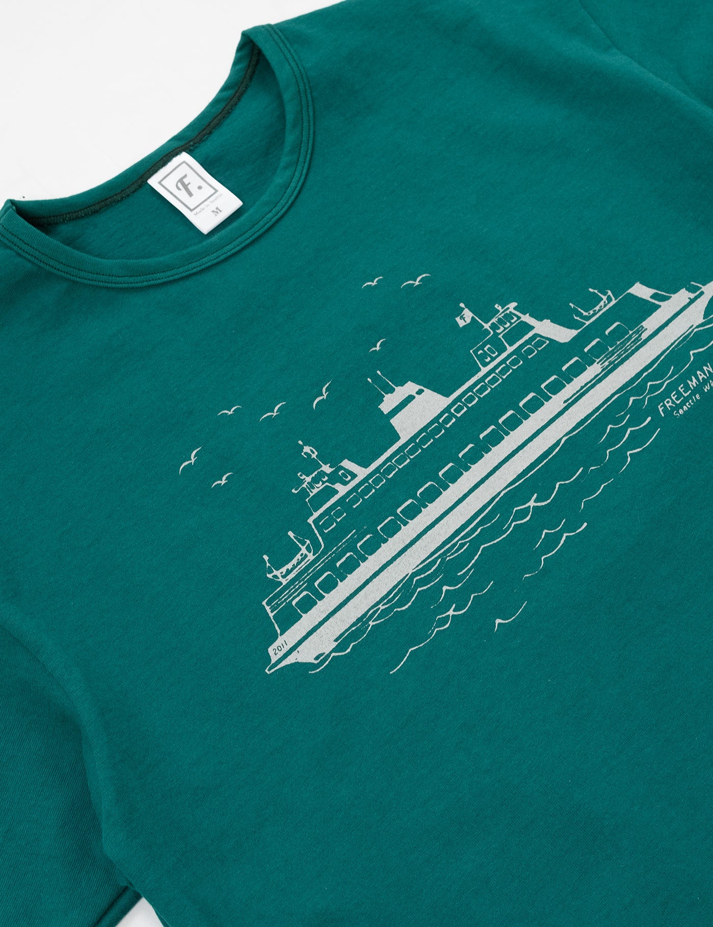 Essential Ferry Tee - Sea Green
