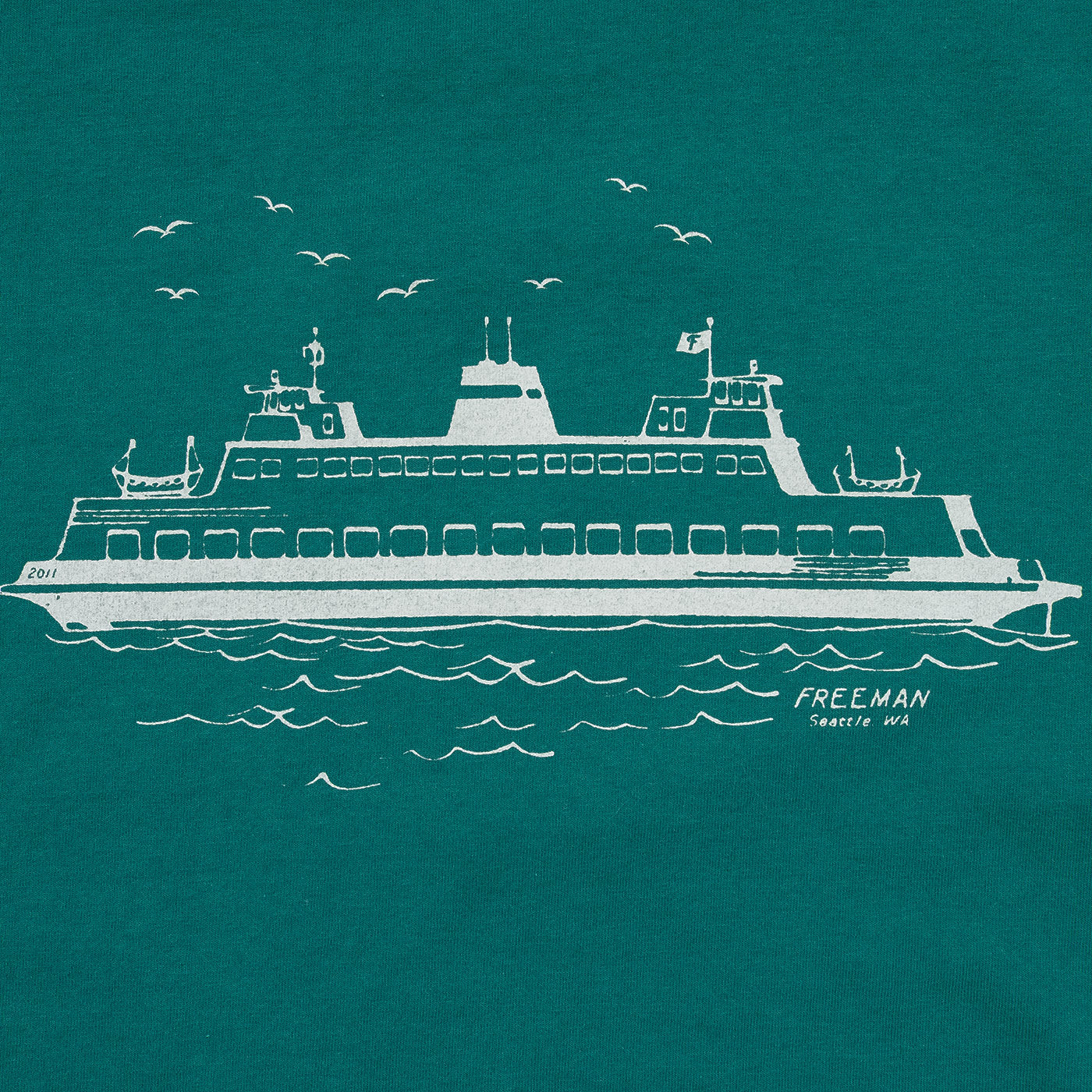 Essential Ferry Tee - Sea Green