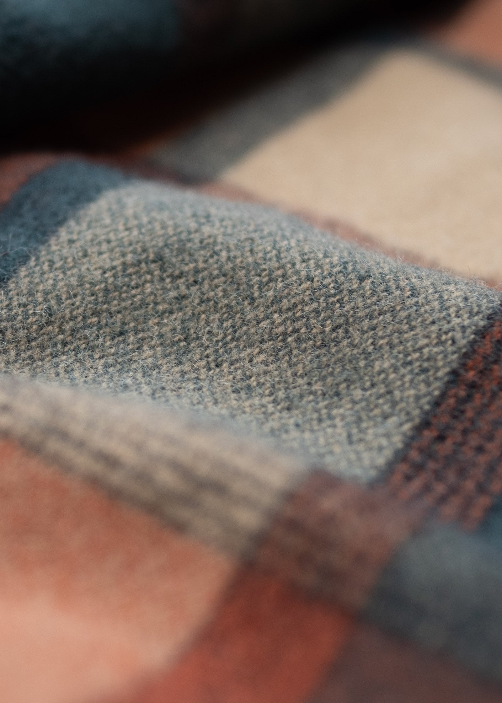 Filson x Freeman Wool Lined Raincoat - Tan/Amber Spruce