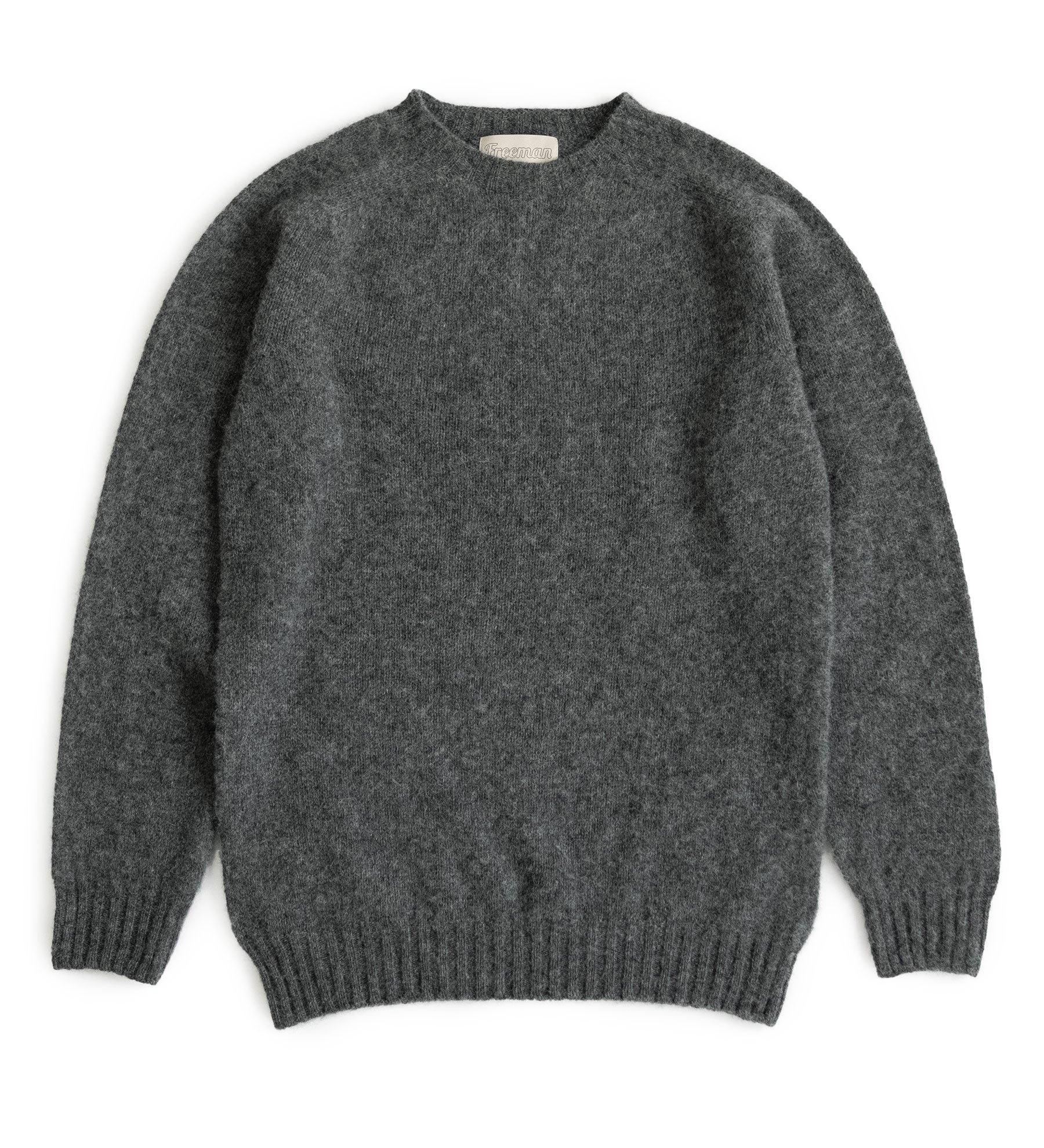 Shaggy Wool Sweater - Basalt