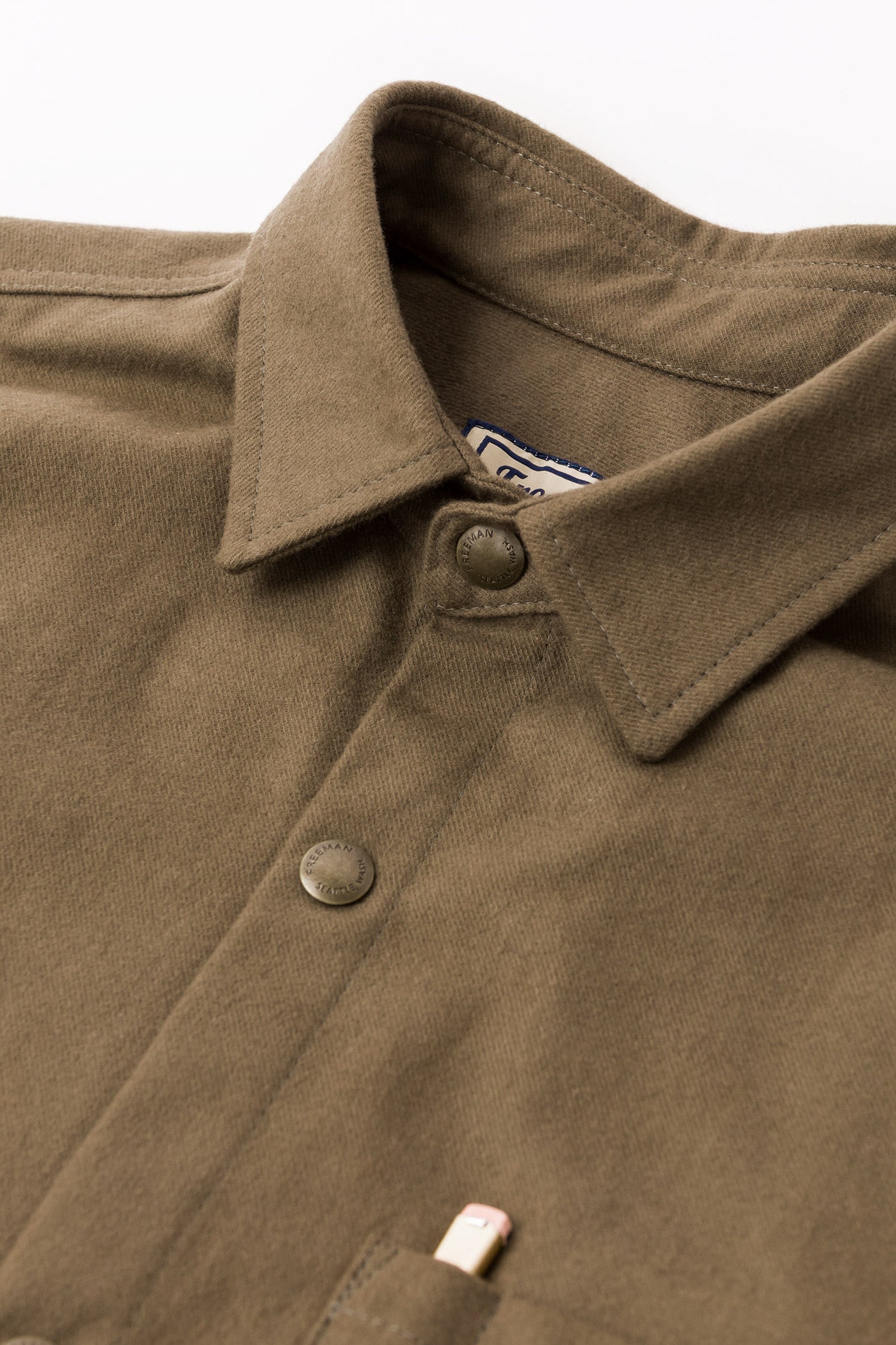 Heartwood Overshirt - Khaki Flannel