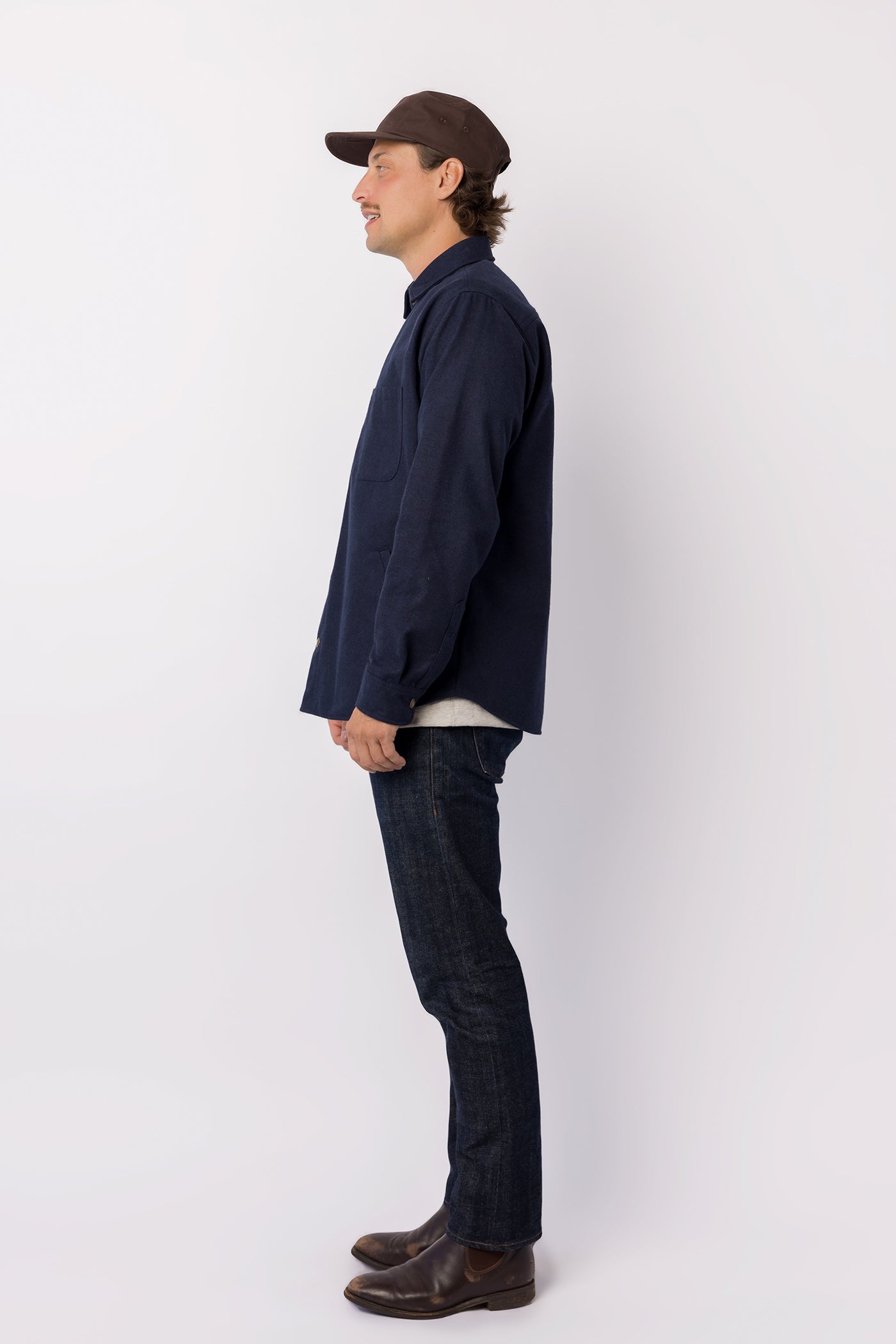 Heartwood Overshirt - Midnight Flannel