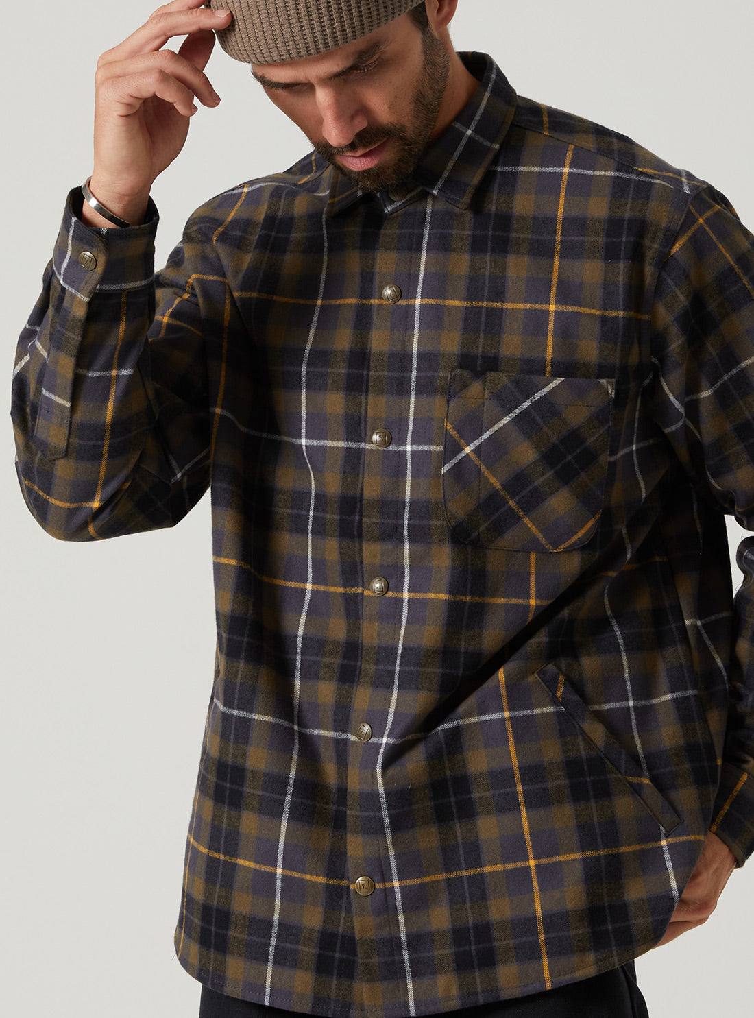 Heartwood Overshirt - Olympic Flannel - S