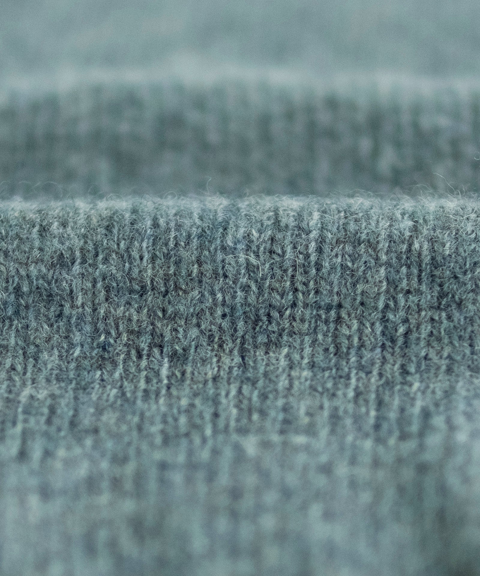 Wool Henley Sweater - Denim