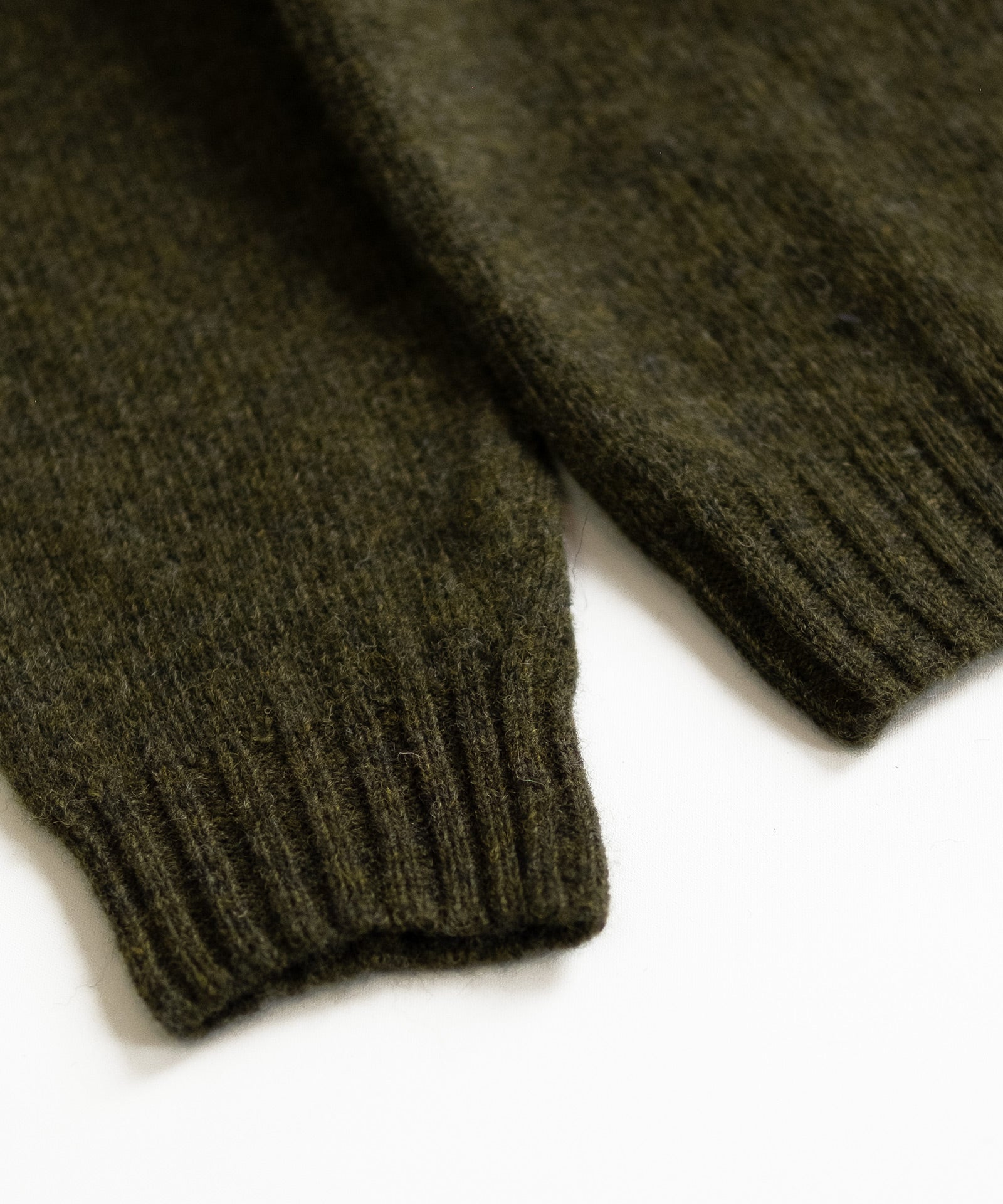 Wool Henley Sweater - Pine