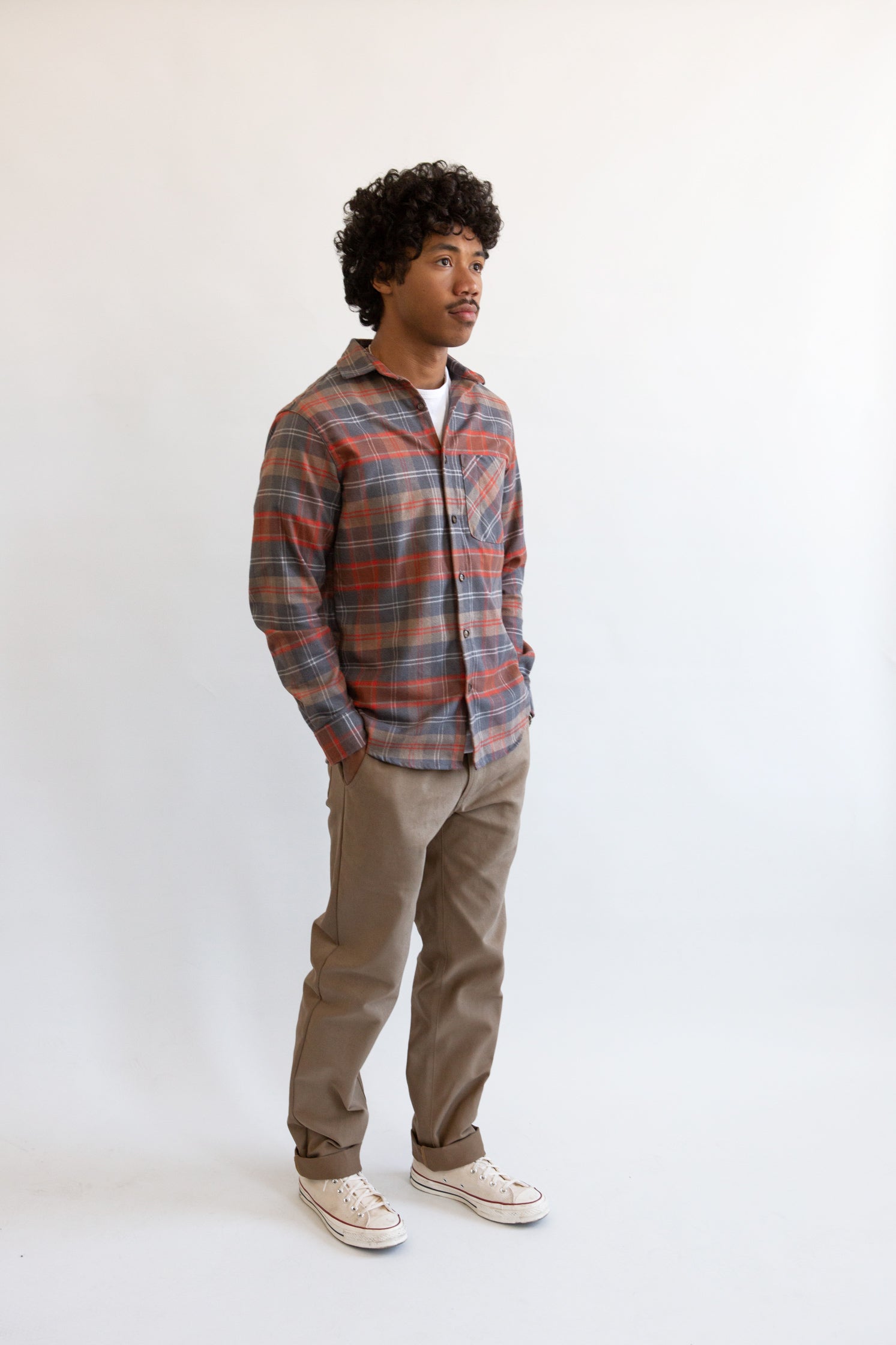Weathervane Flannel – Olympia Plaid
