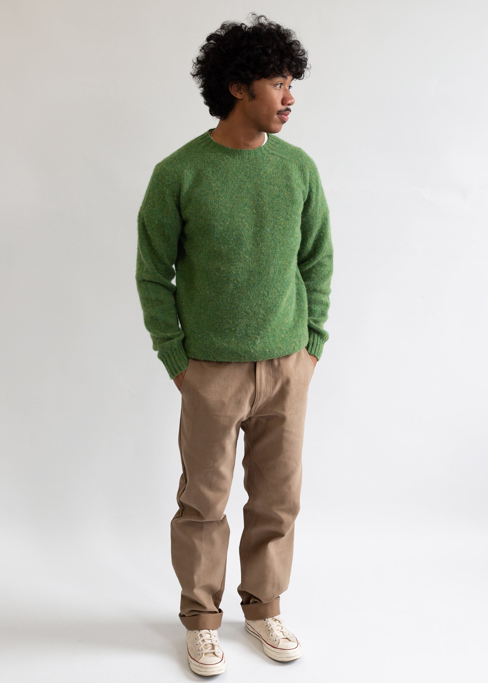 Shaggy Wool Sweater - Thatch