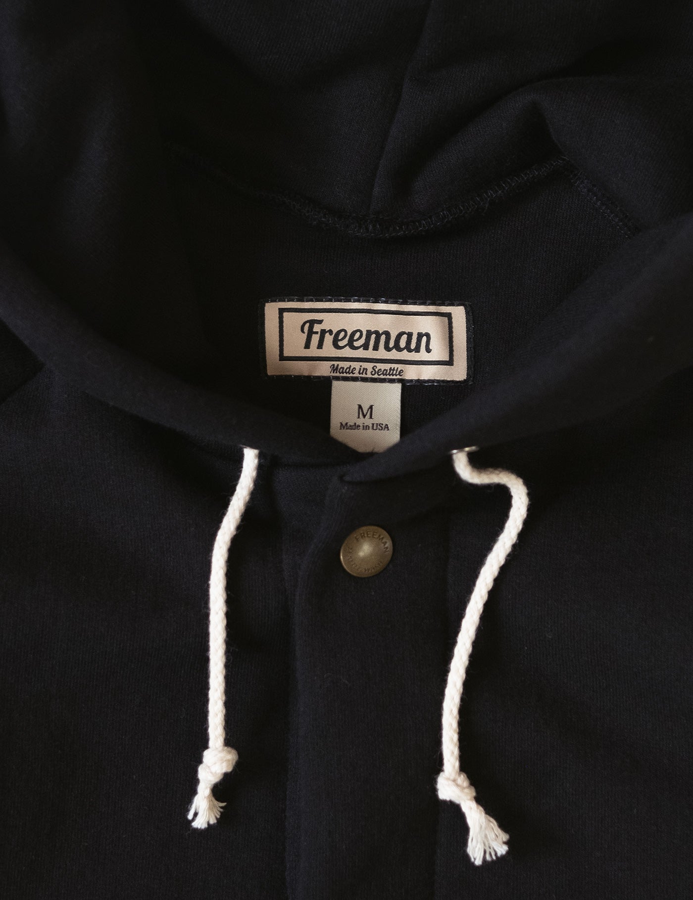 Snap Hoodie - Black