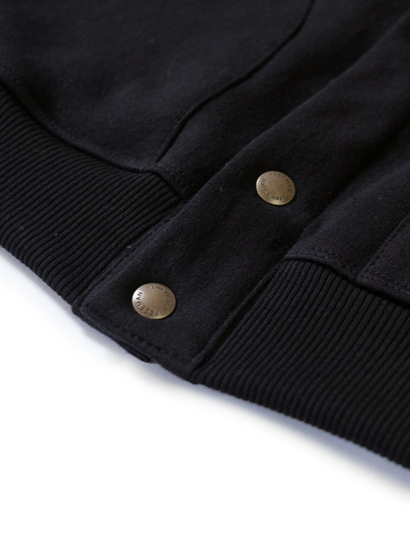 Snap Hoodie - Black