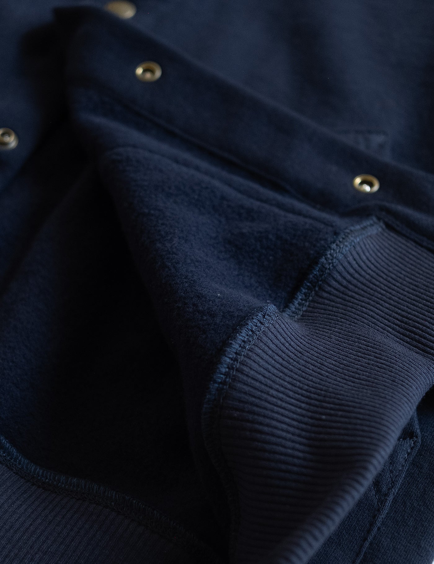 Snap Hoodie - Navy