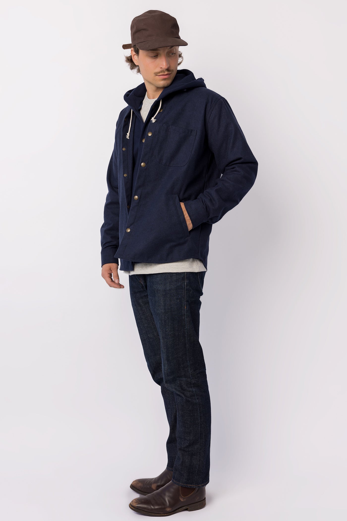 Heartwood Overshirt - Midnight Flannel