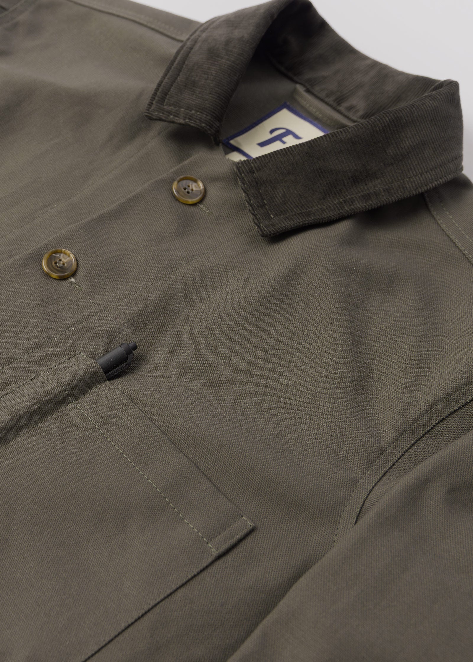 Canvas Studio Coat - Moss