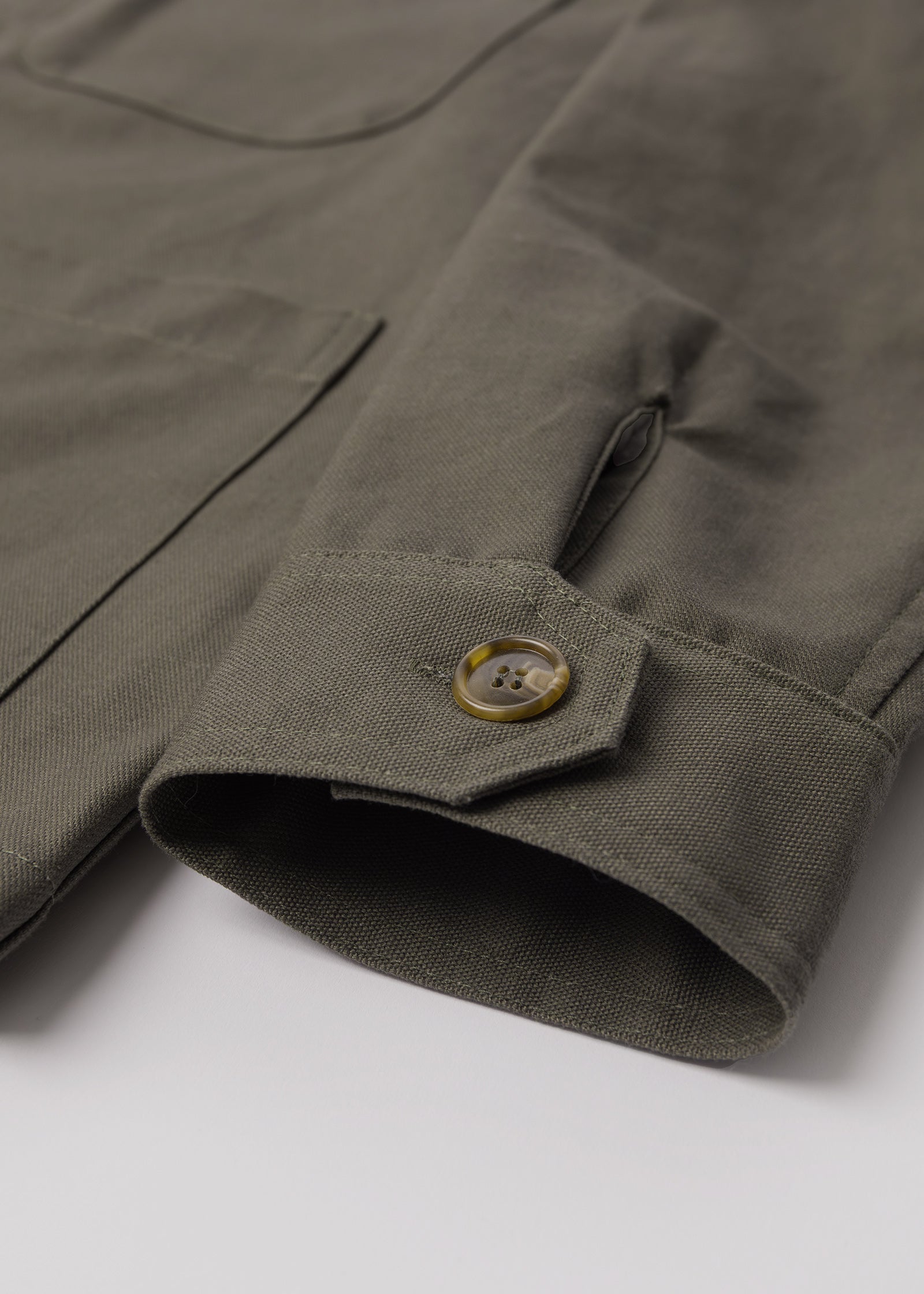 Canvas Studio Coat - Moss