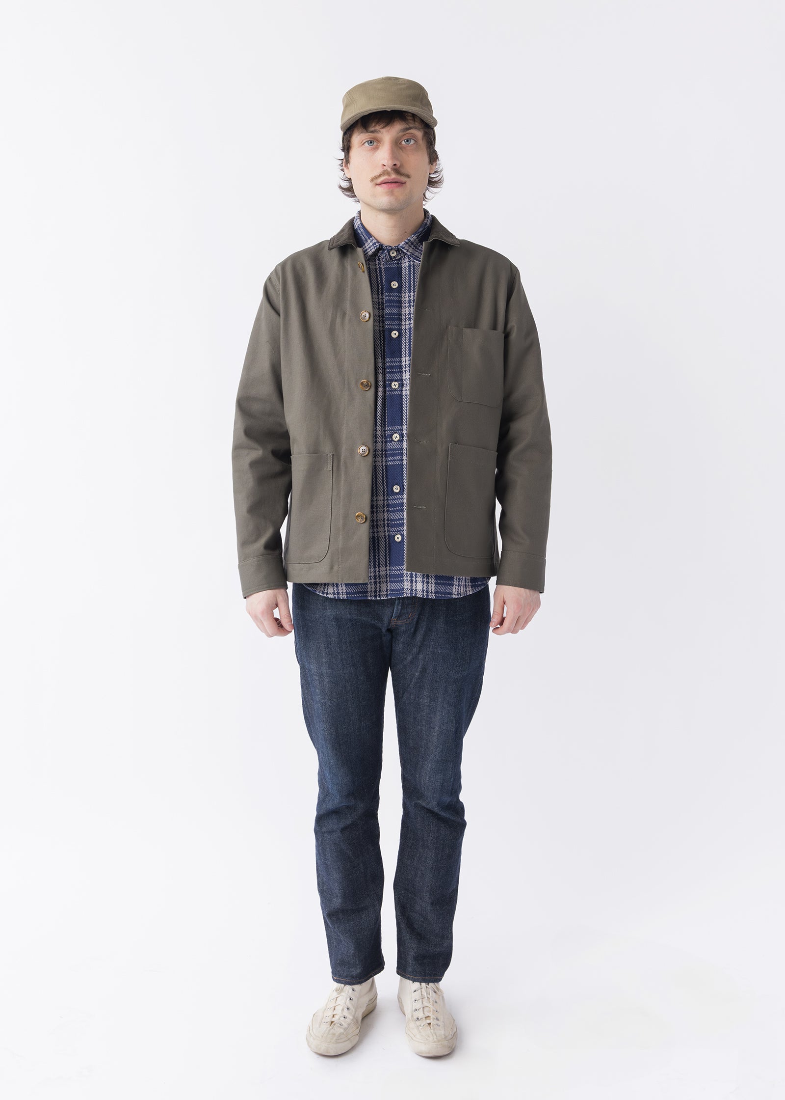 Canvas Studio Coat - Moss
