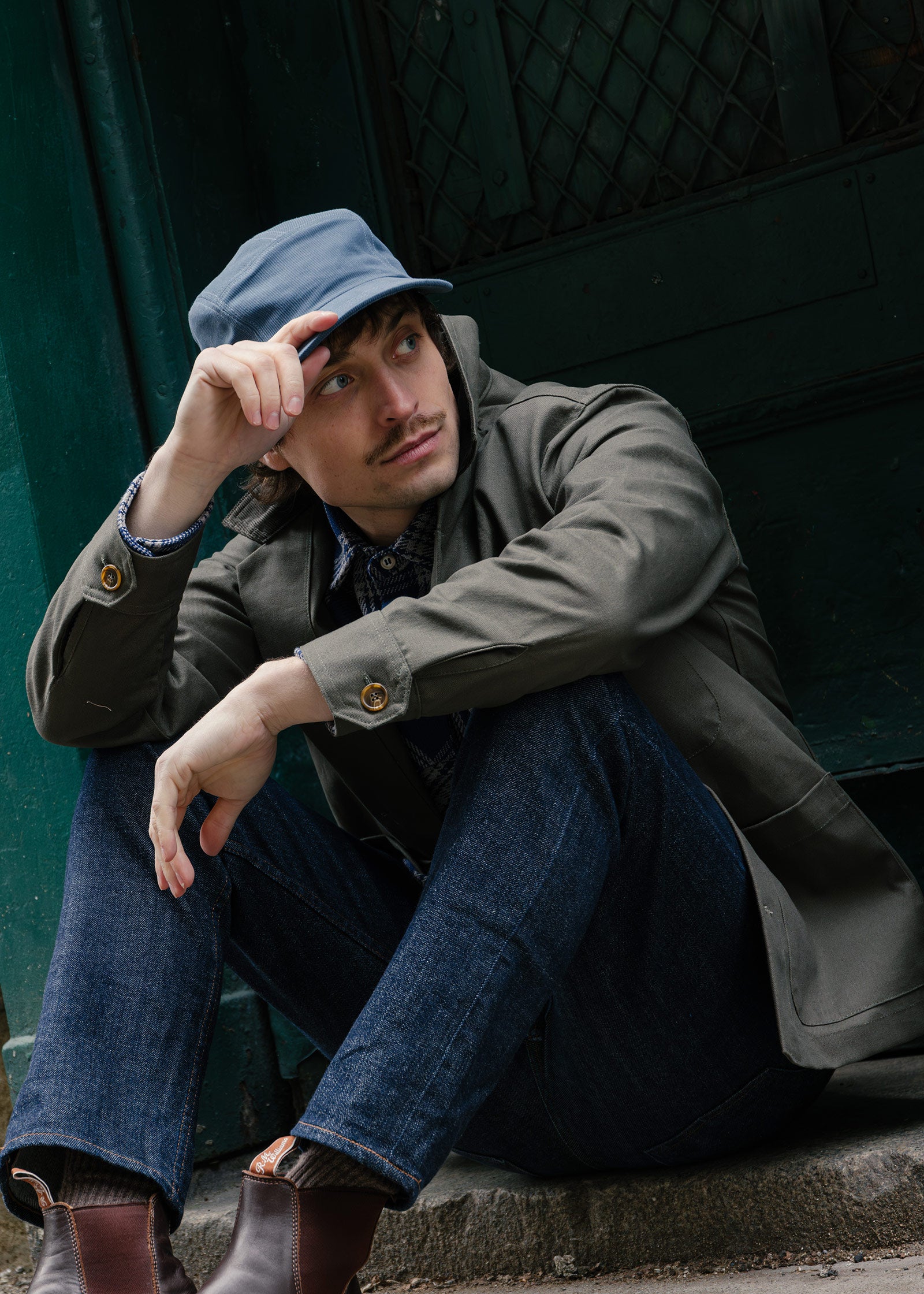 Canvas Studio Coat - Moss