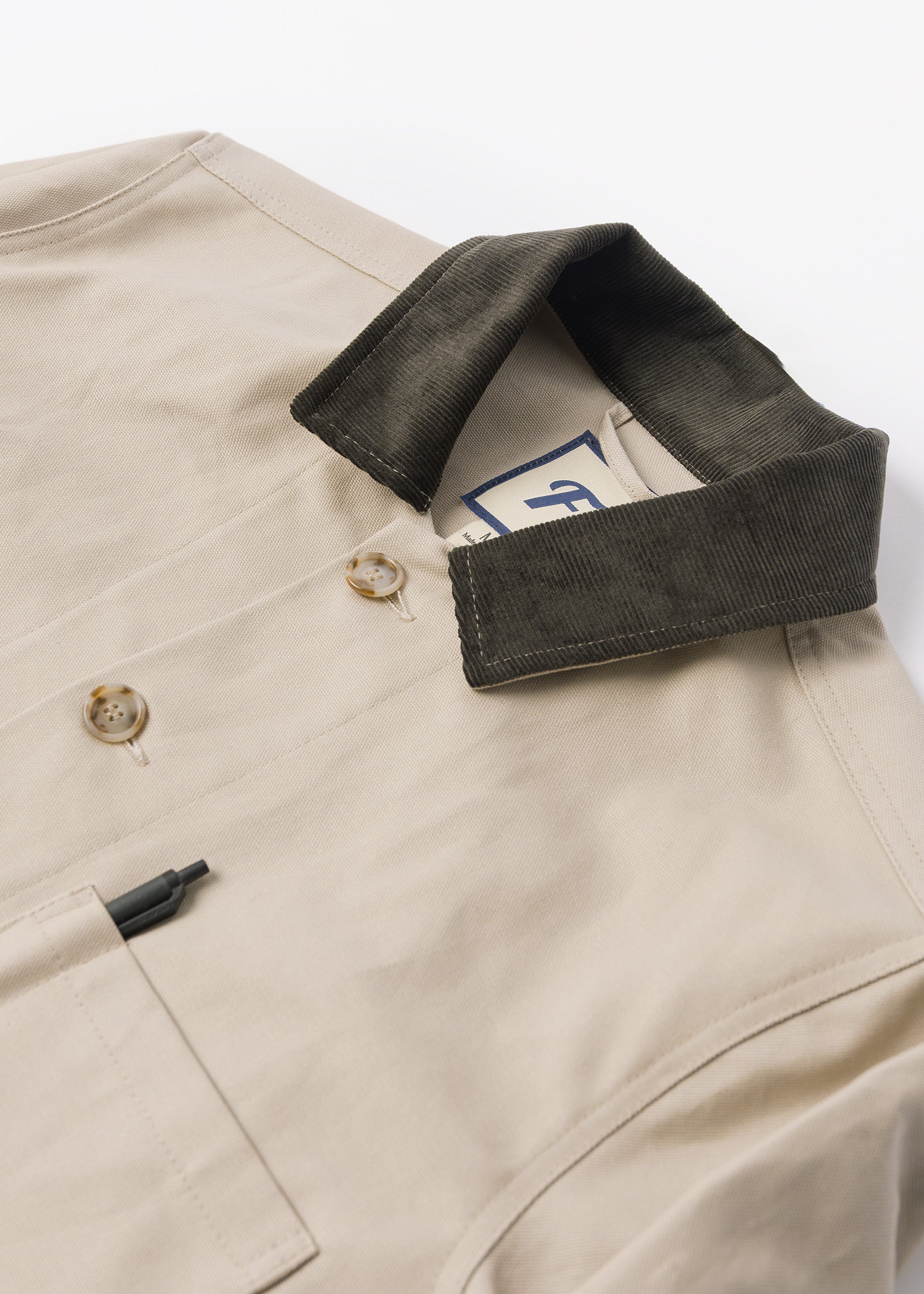 Canvas Studio Coat - Stone