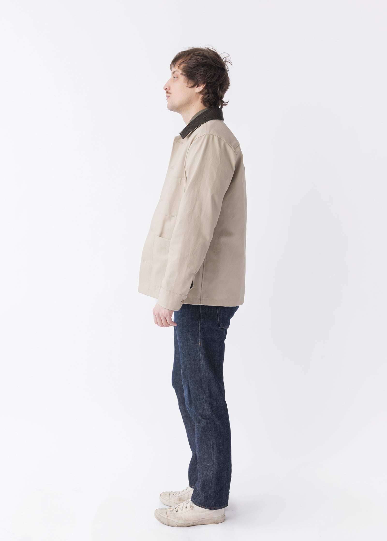 Canvas Studio Coat - Stone