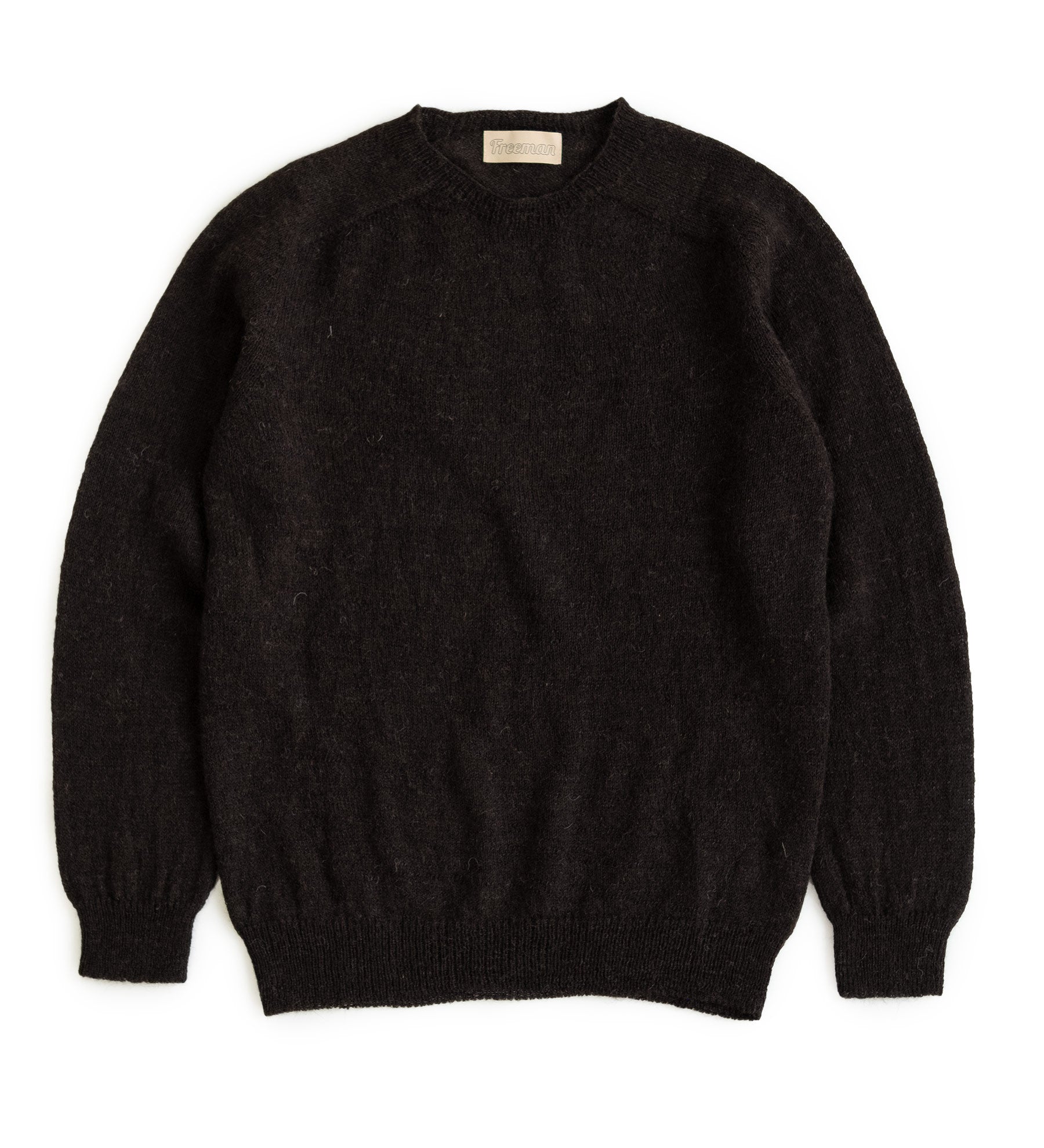 Voe Shetland Wool Sweater - Pitch