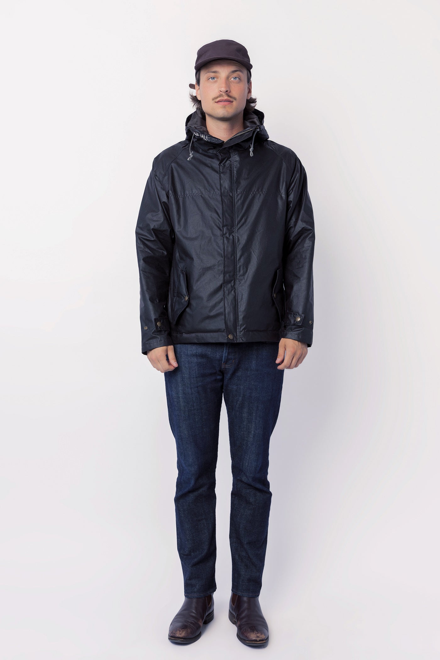 The Freeman – Waxed Cotton - Navy