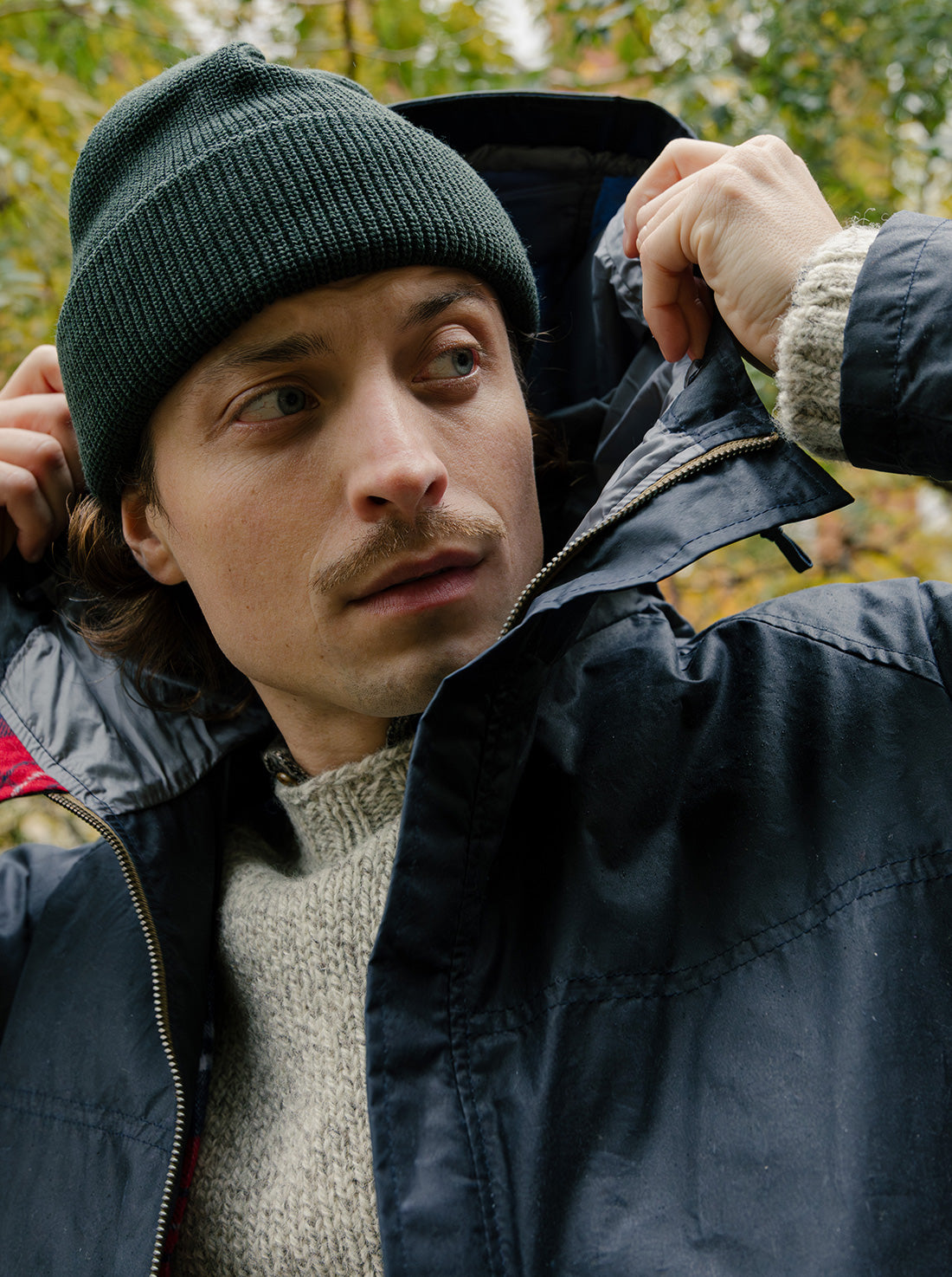 The Freeman – Waxed Cotton - Navy