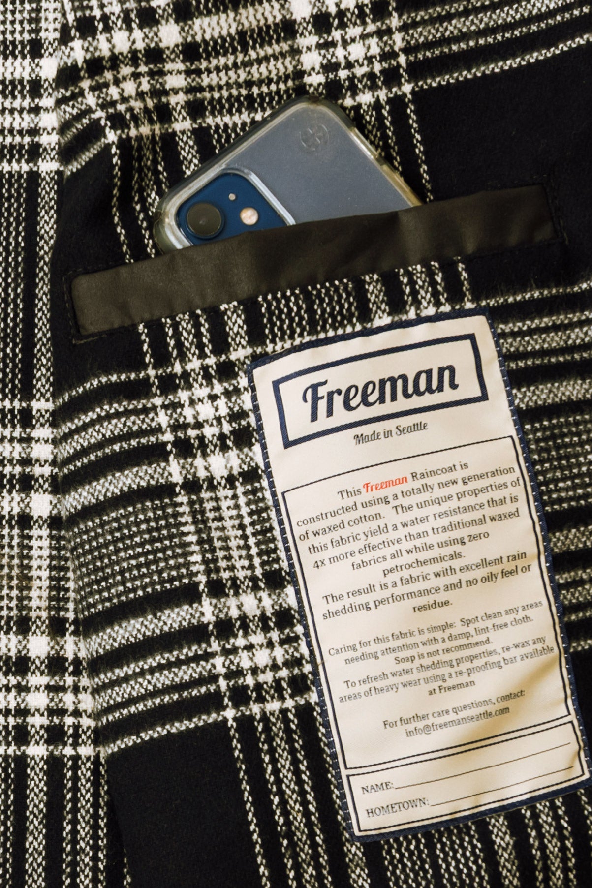 The Freeman – Waxed Cotton - Peat